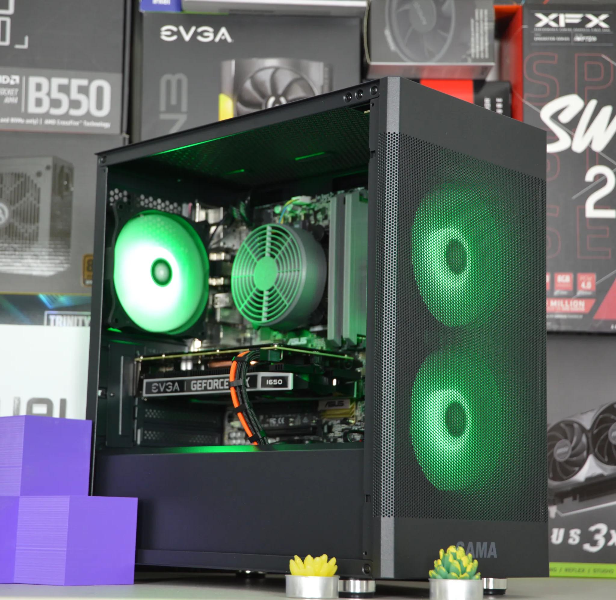 ⚫VALUE PC🟠| GTX 1650 4GB | INTEL i5 7500 | 16GB DDR4 RAM | 512GB SATA SSD | Midnight Orange |