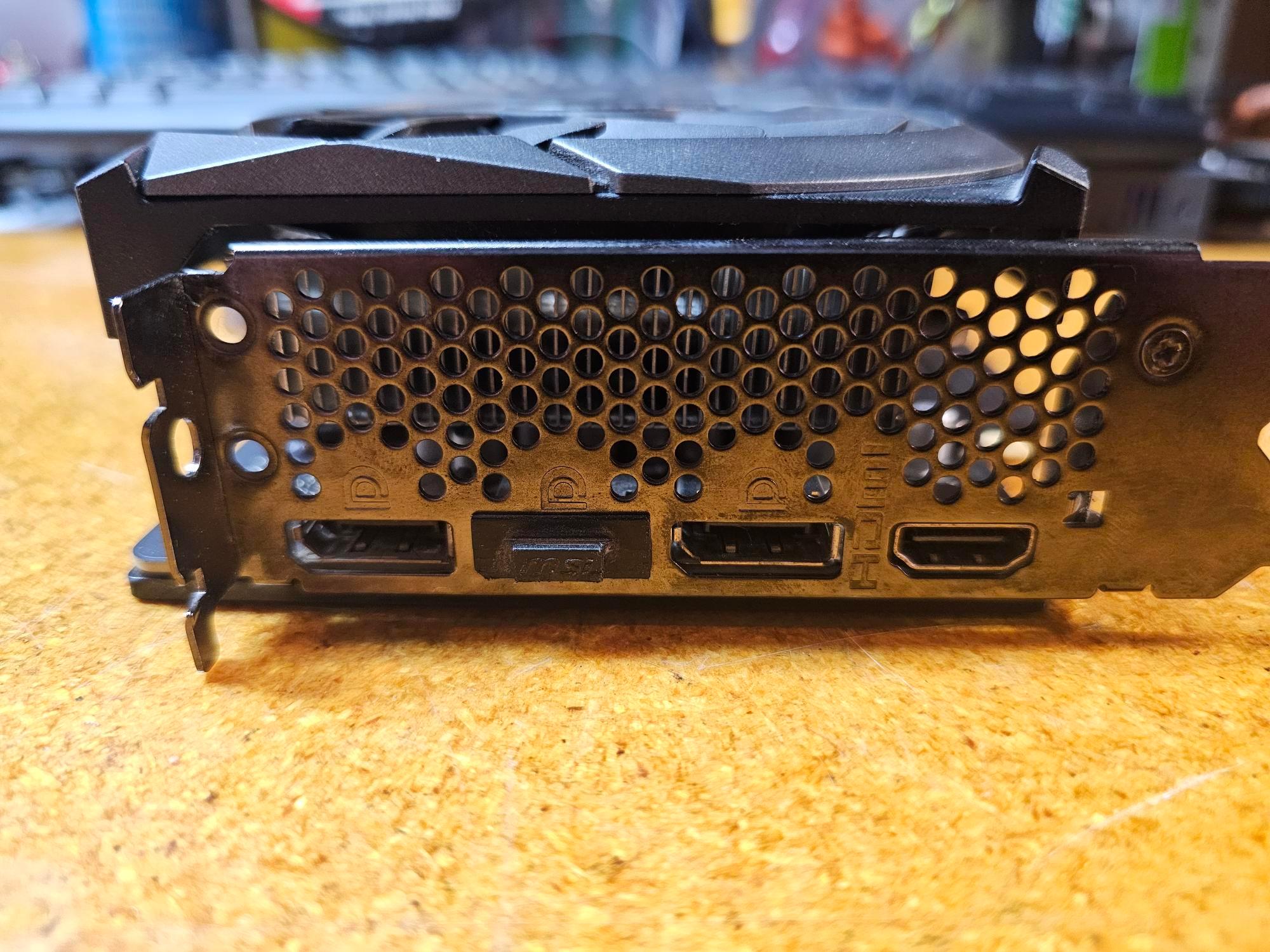MSI VENTUS 2X OC GeForce RTX 3060 Ti - WORKS - Hot Spot - Needs RePad/RePaste