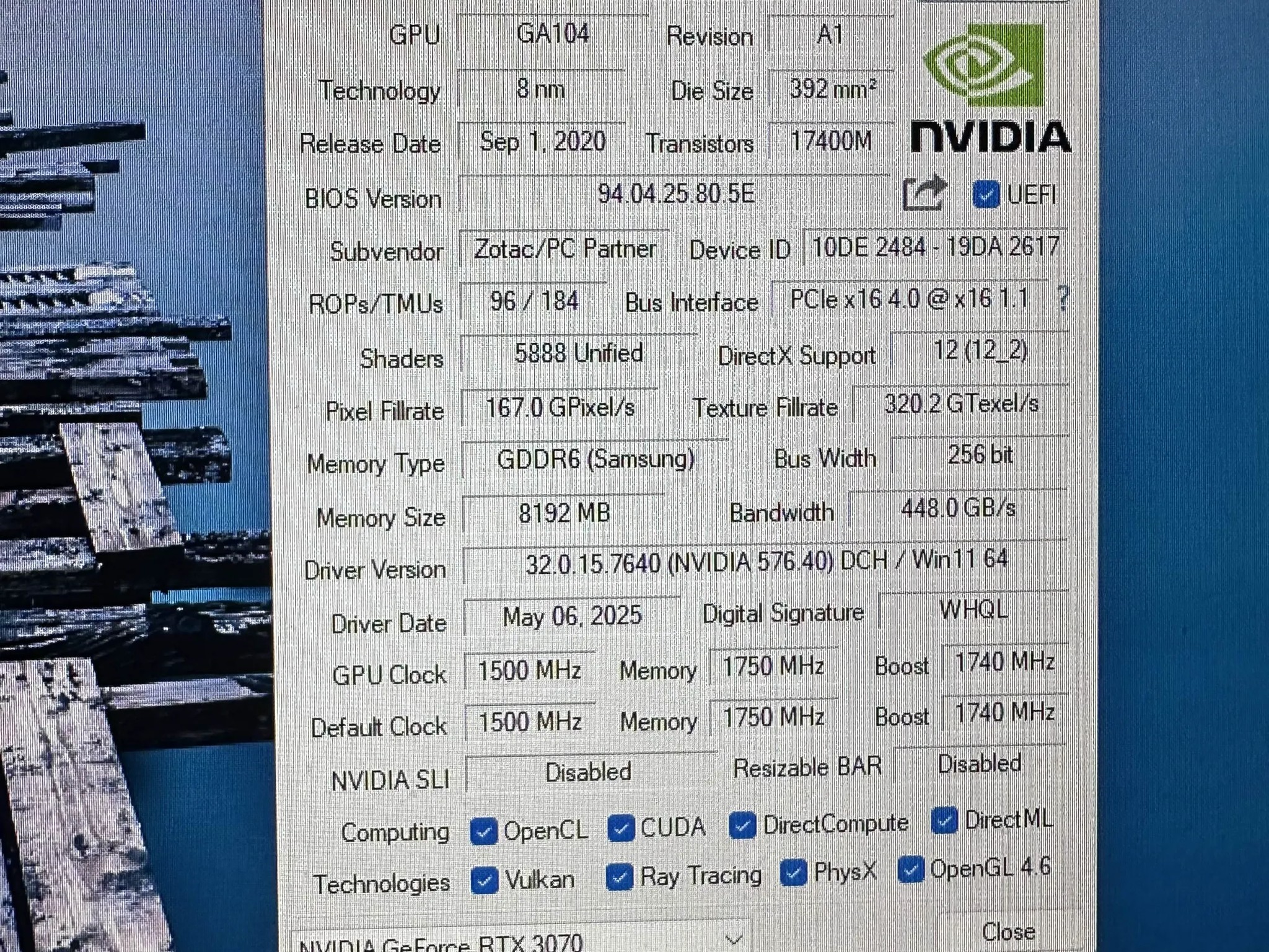 ZOTAC RTX 3070 X-GAMING OC