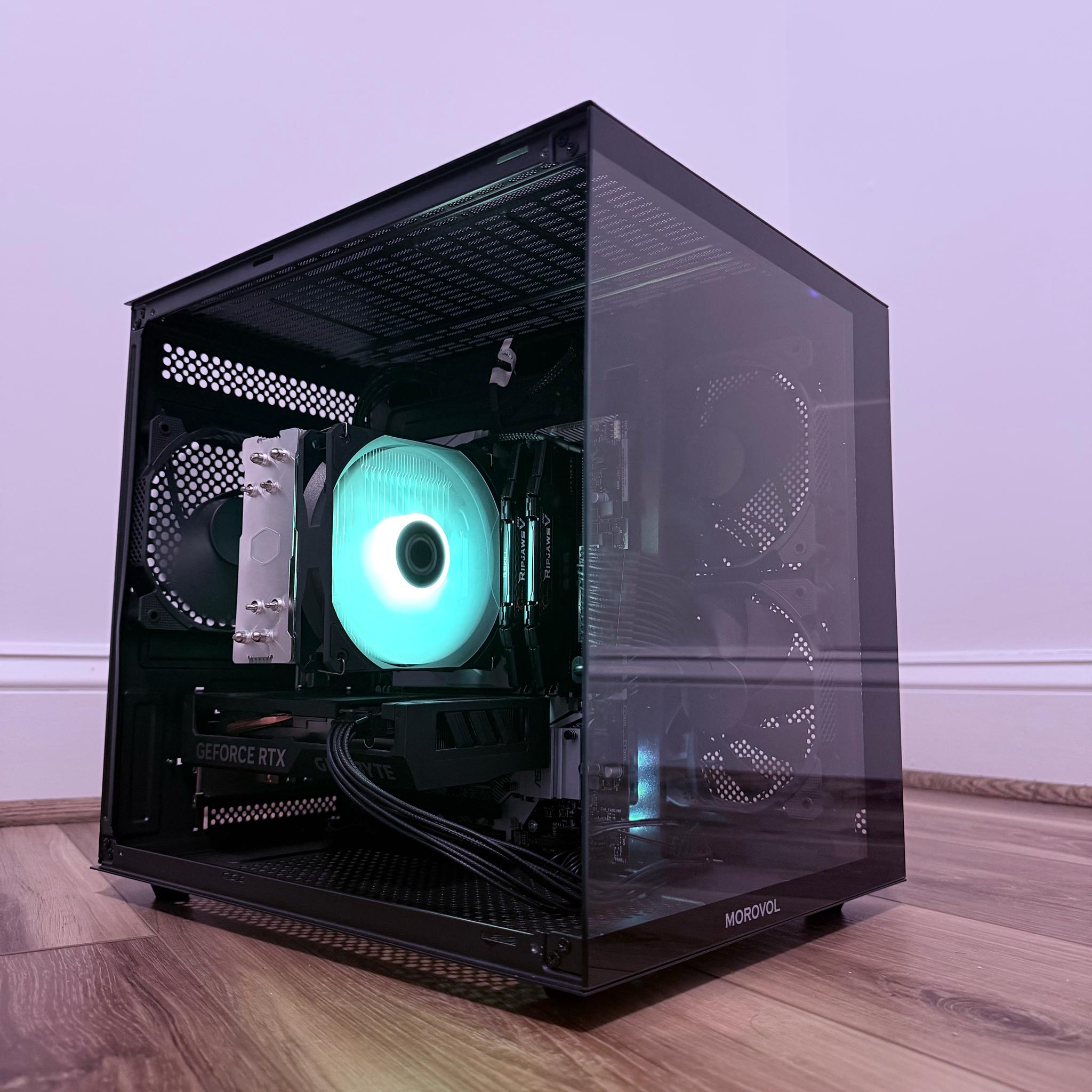 🖤👹"Black Beast"👹🖤| 1080/1440p Gaming | RTX 4060 | i5 10400 | 32gb DDR4 | 1tb SSD | WiFi/BT