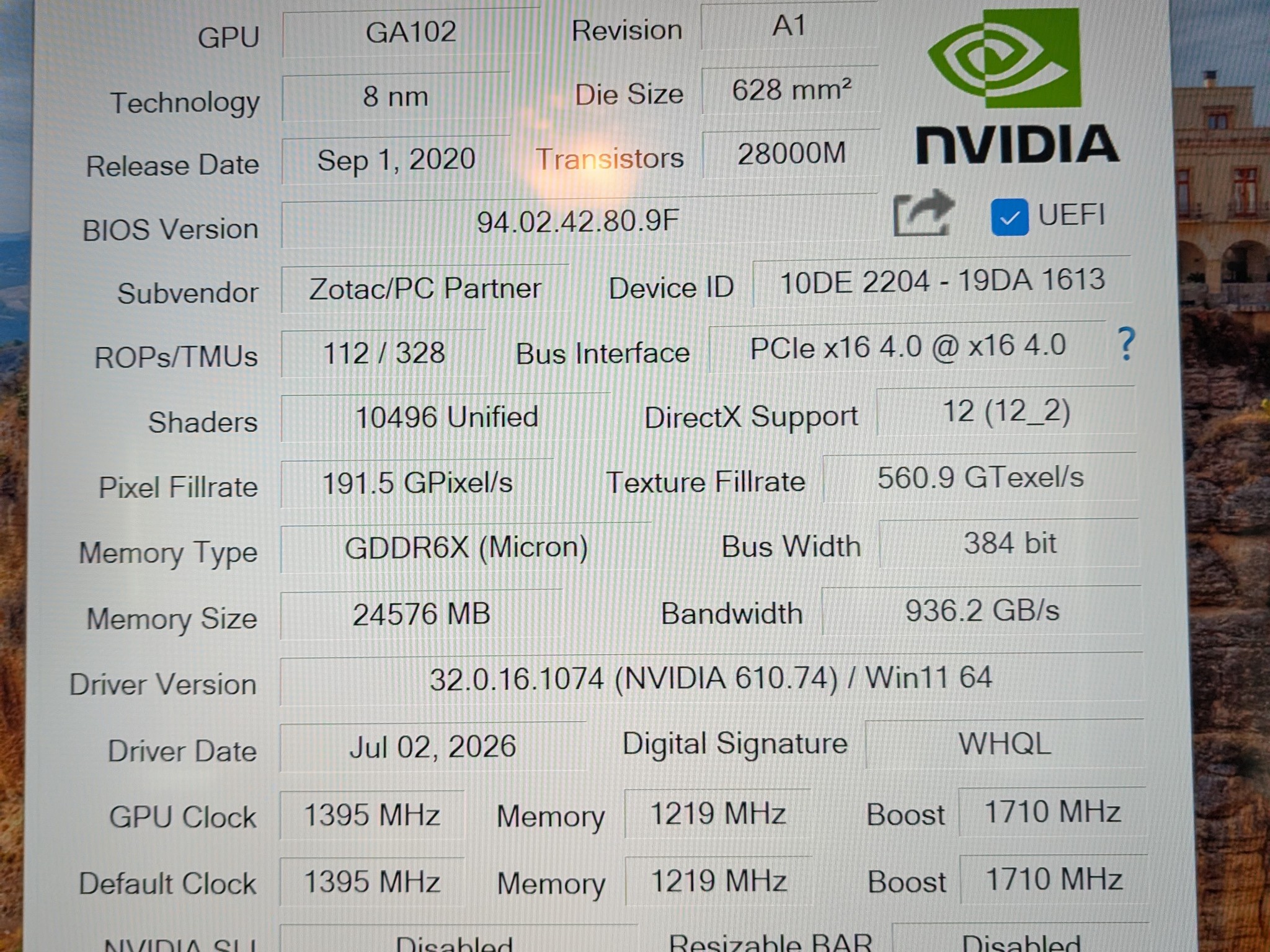 ZOTAC GAMING Trinity OC GeForce RTX 3090