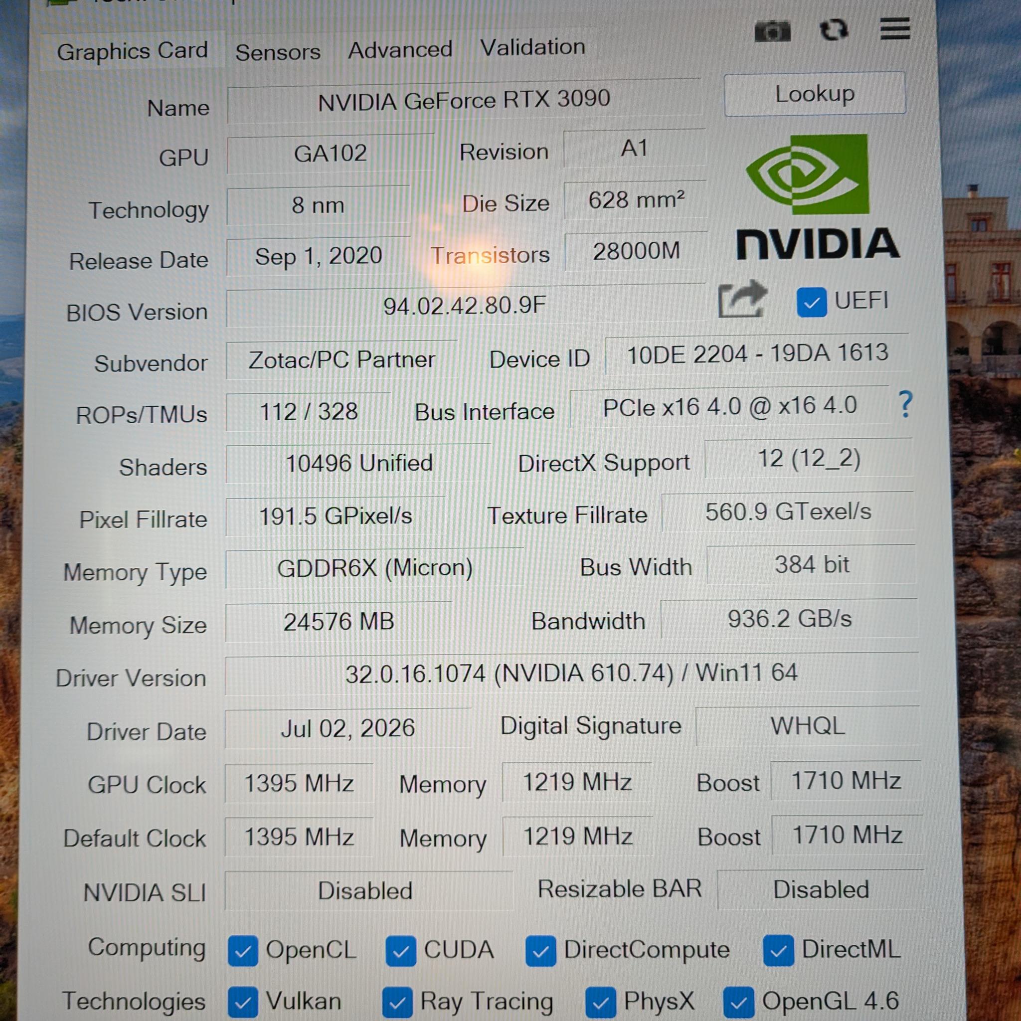 ZOTAC GAMING Trinity OC GeForce RTX 3090