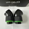 Corsair Hydro X Series 45 Degree Rotary Adapter - Black - 2 Pack  ( SHIP TODAY )