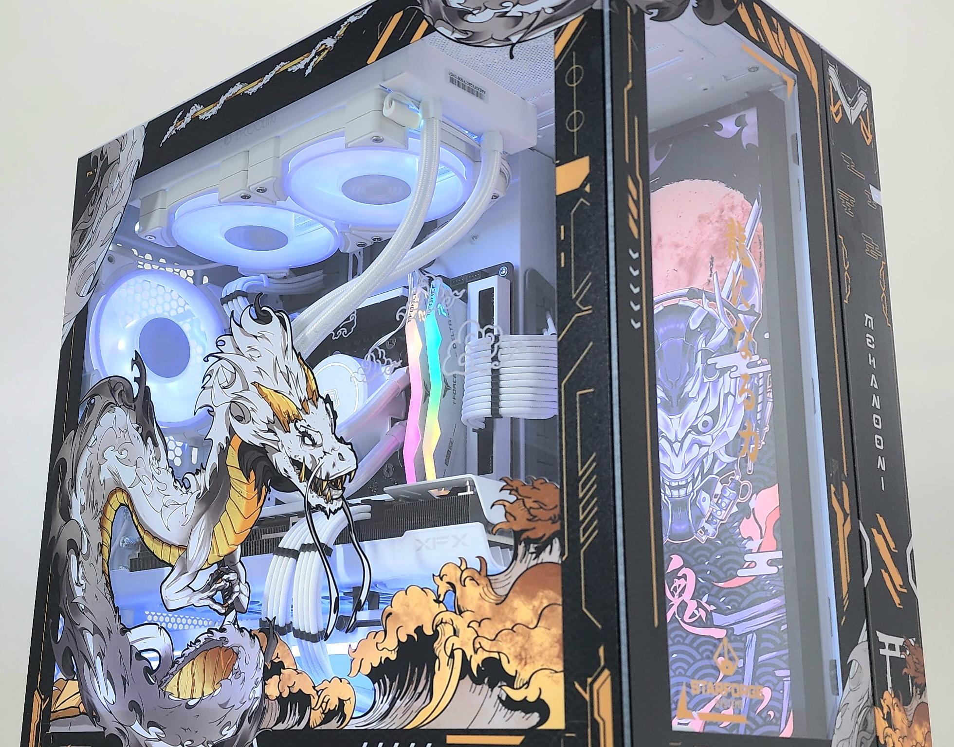 Gaming PC Ryzen 7 7700 16GB RAM 1TB SSD RX 7800 XT 16GB Windows 11 Computer
