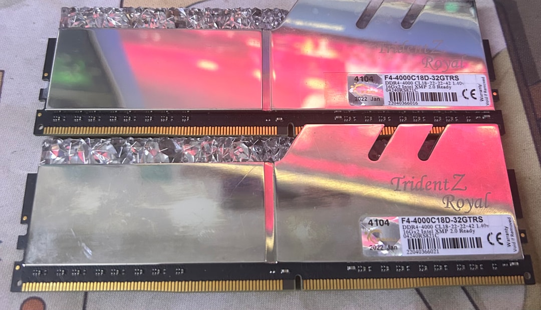 G.Skill Trident Z Royals 2x16GB 4000mhz DDR4 | Jawa