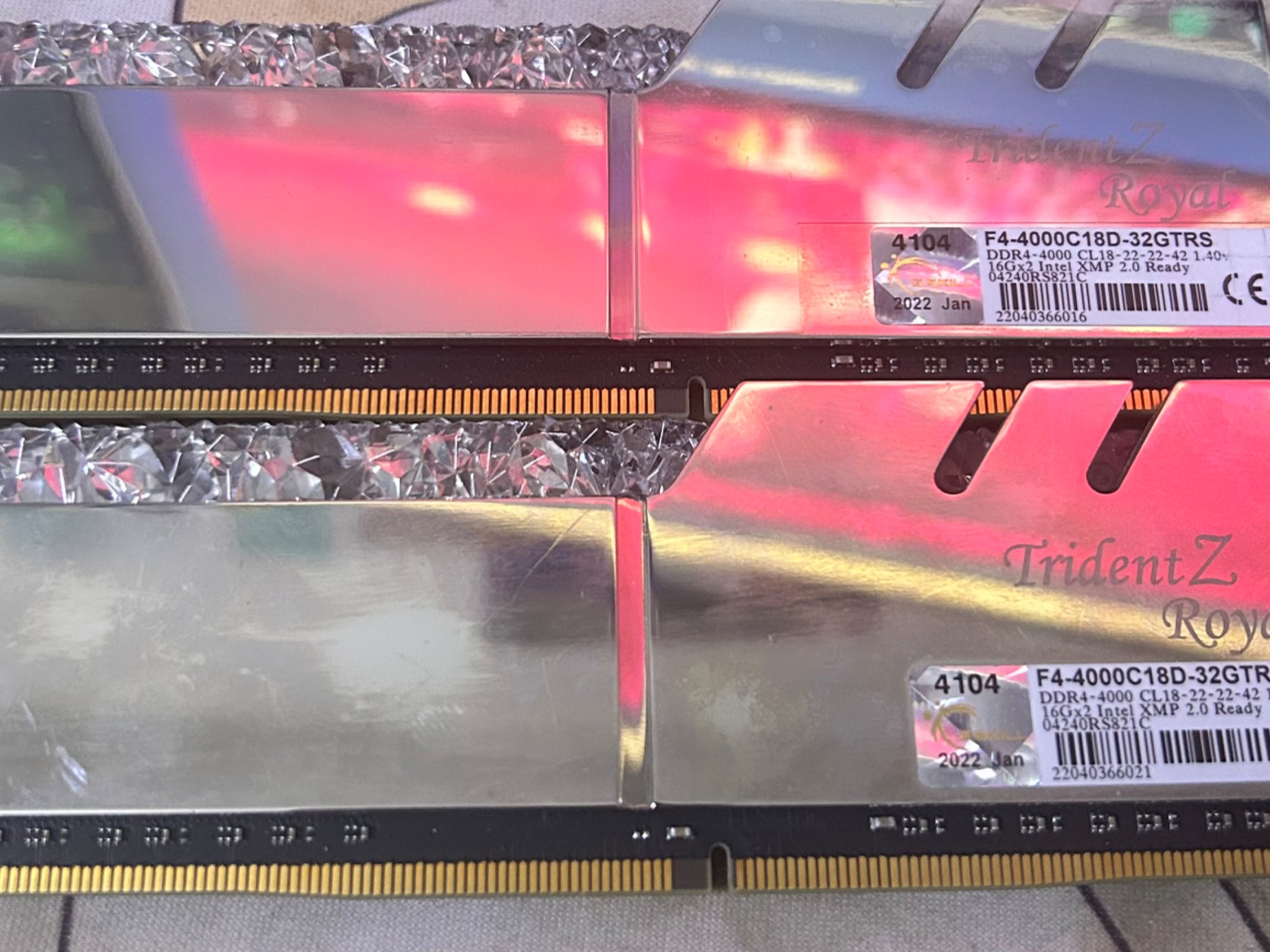 G.Skill Trident Z Royals 2x16GB 4000mhz DDR4