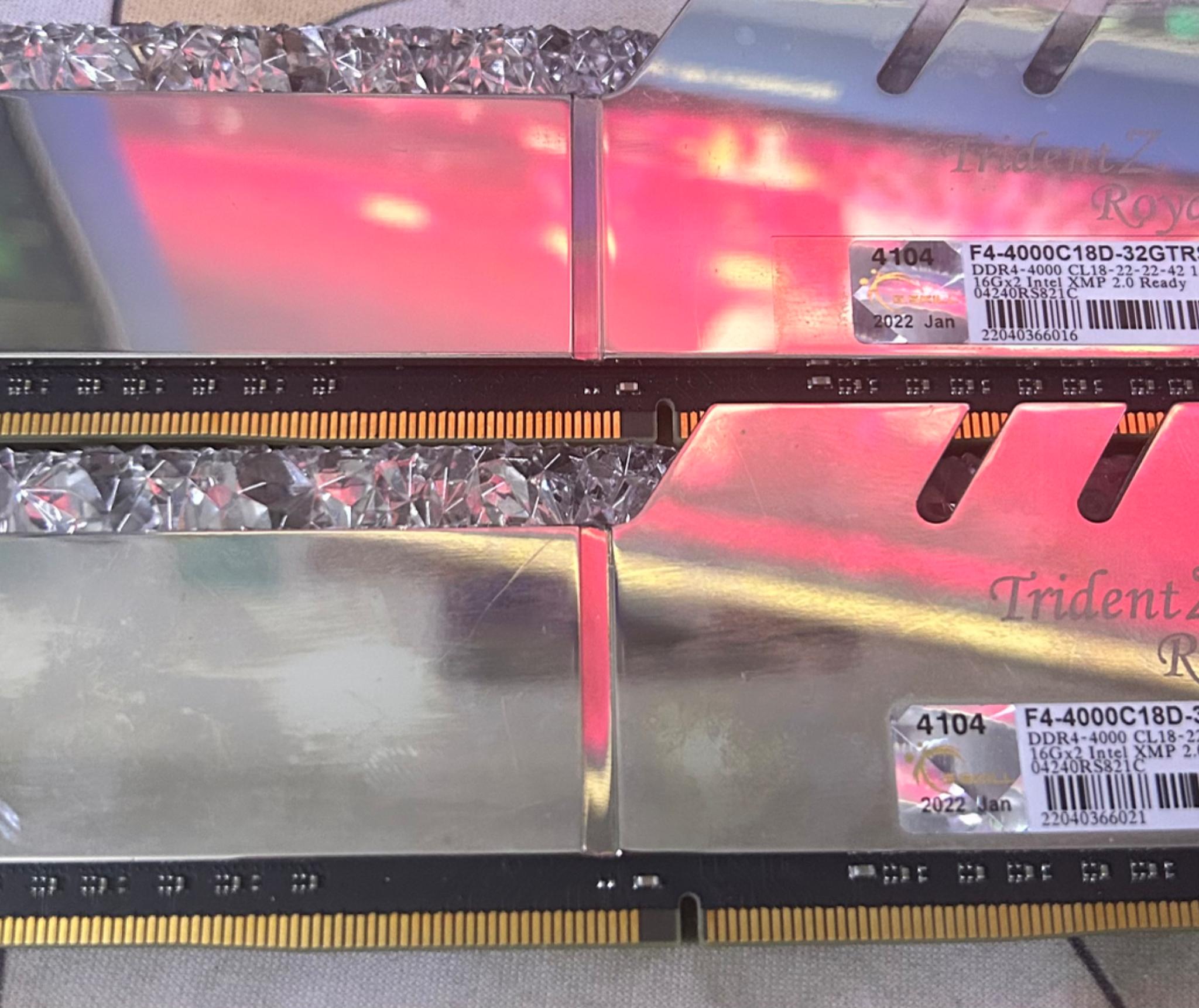 G.Skill Trident Z Royals 2x16GB 4000mhz DDR4