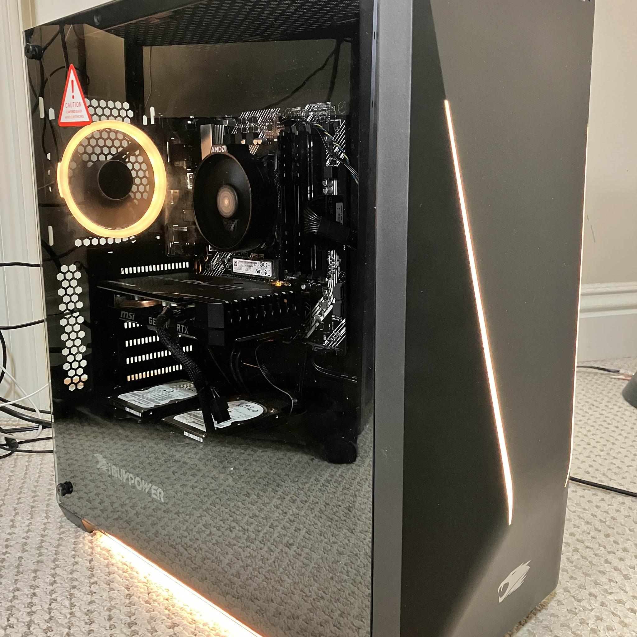 Budget RTX AM4 Gaming PC (RTX 2060 OC, Ryzen 5, 16GB RAM)