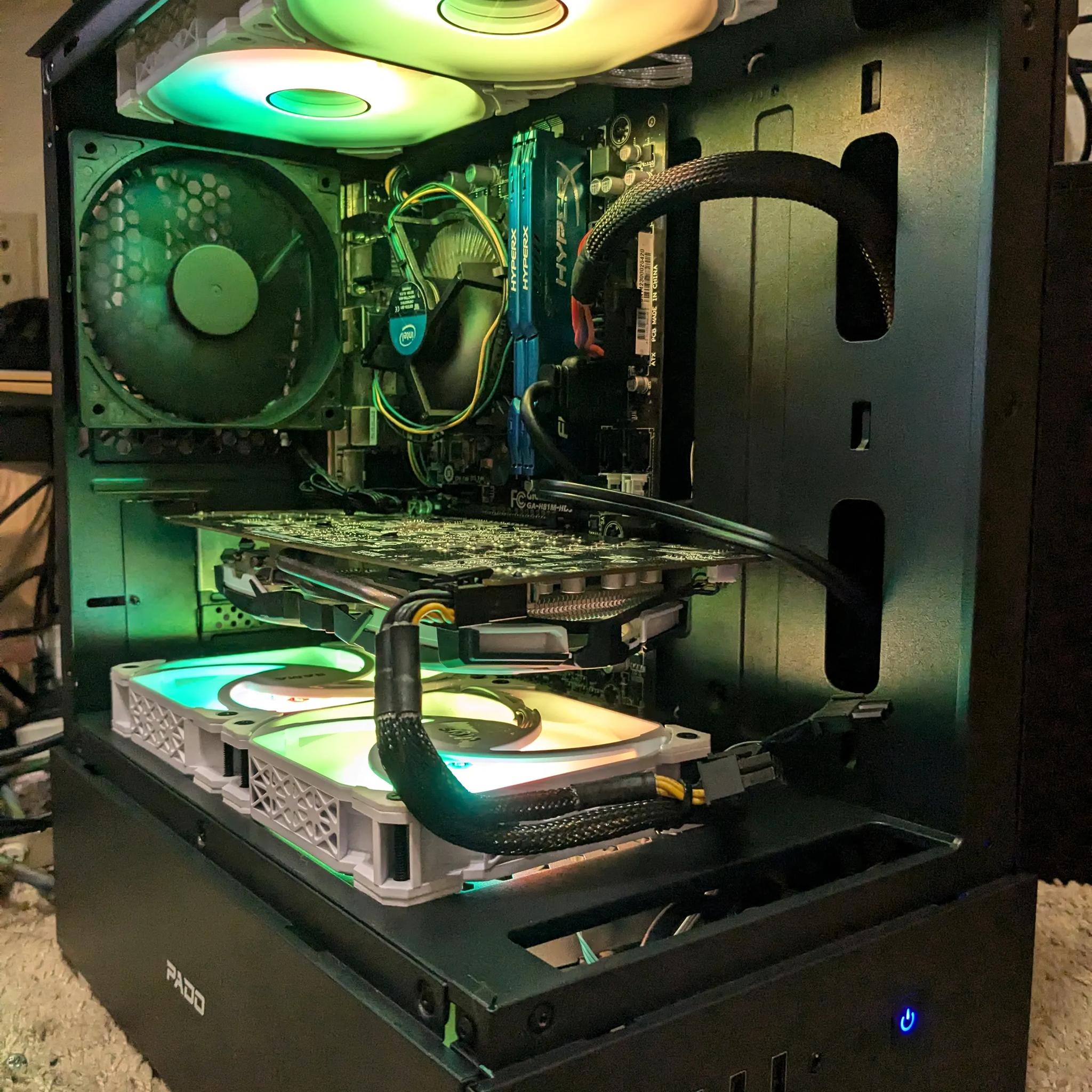 120 FPS Fortnite | 180 Day Warranty | i7-4770, 16GB RAM, RX 580 4GB, 512GB SSD, Win10, Wifi, RGB