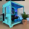 ❄️🩵MINT Themed Gaming PC❄️🩵| Windows 11, Intel i5, RX 580 | Fortnite, GTA V, Valorant, More!