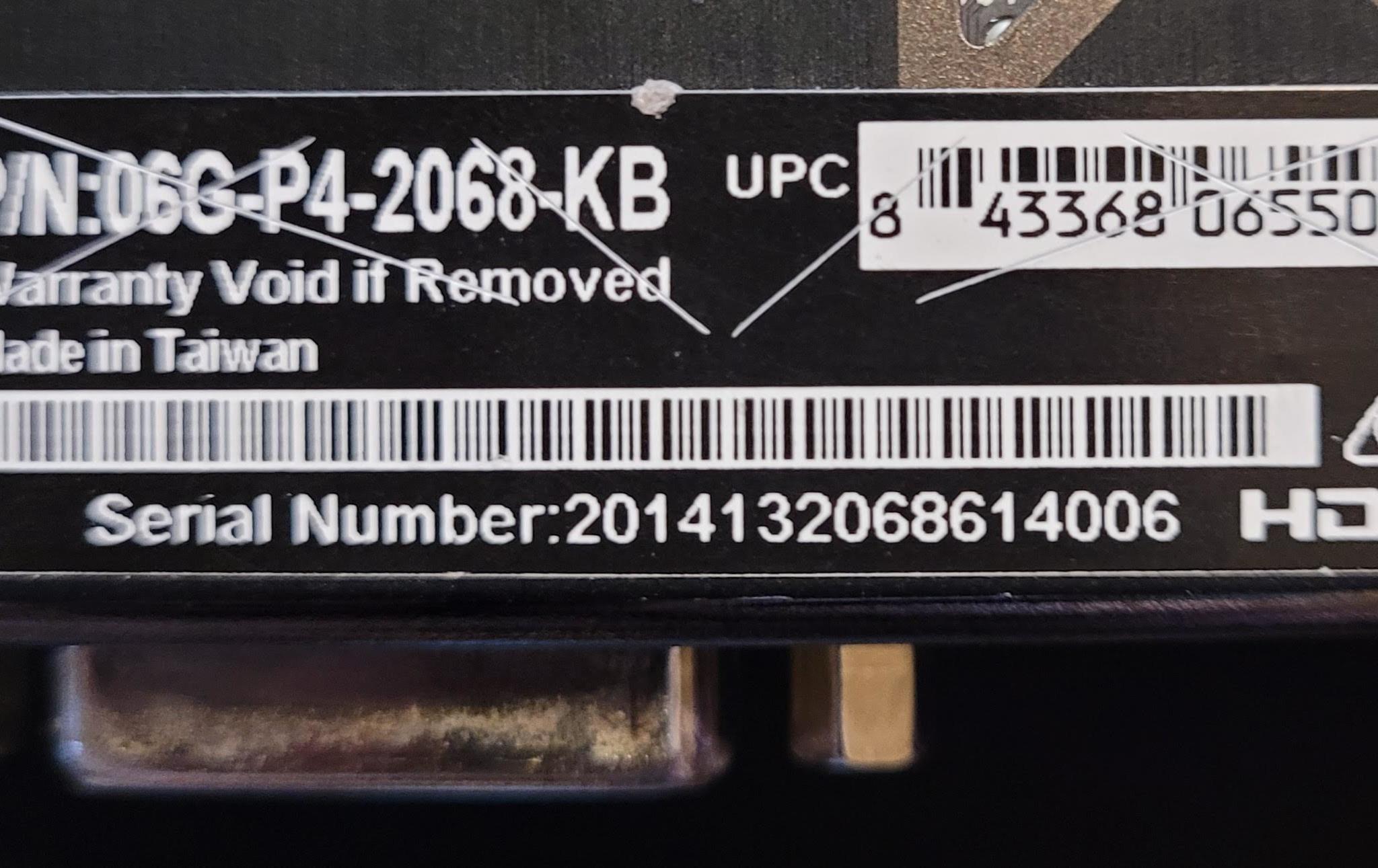 EVGA Nvidia RTX 2060 KO Edition | 6GB DDR6, HDMI, Display Port and DVI Ports