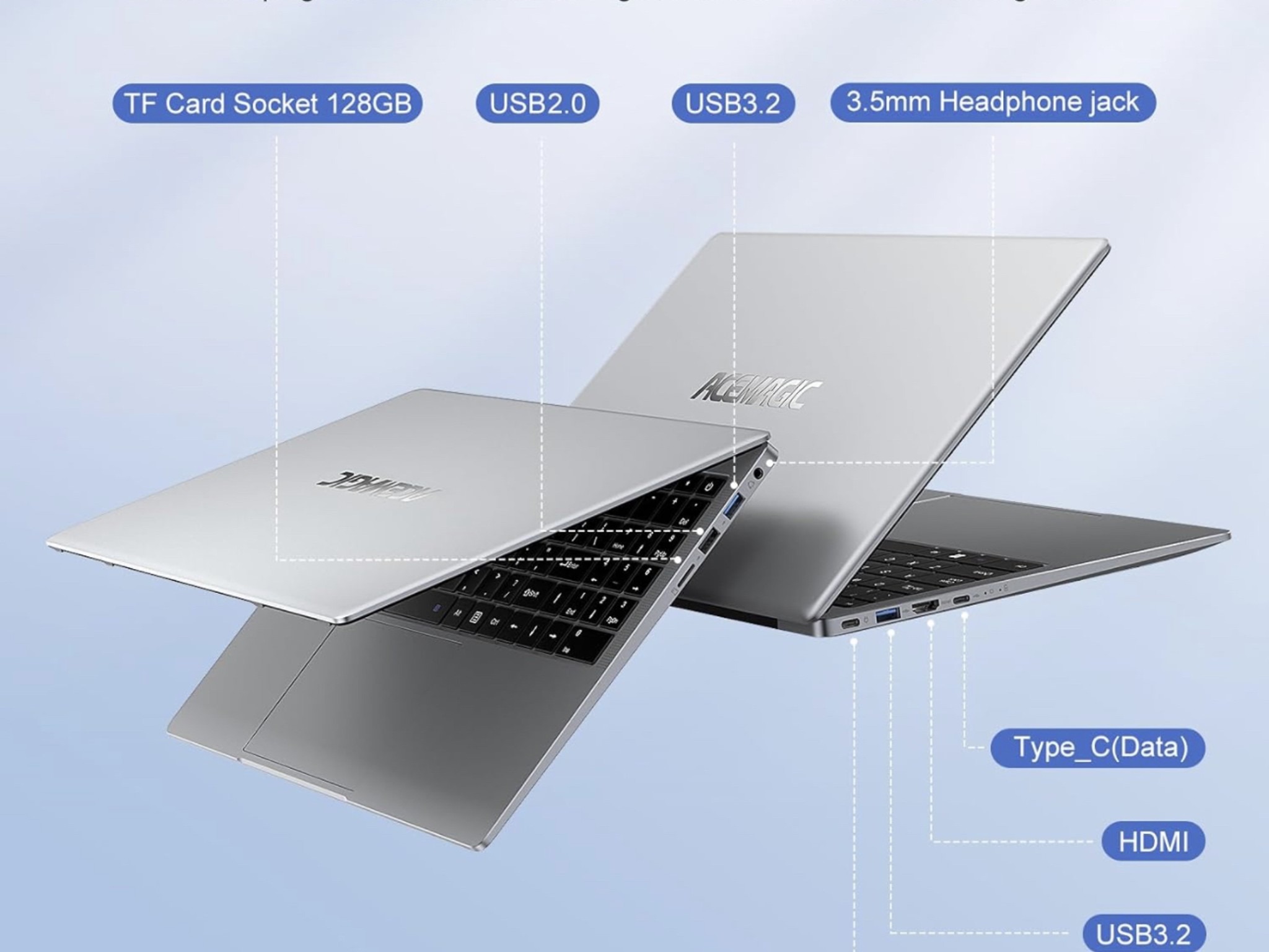 Laptop 15.6 FHD 16GB DDR4 512GB SSD, Intel Quad-Core 12th Alder Lake N95(Up to 3.4GHz)