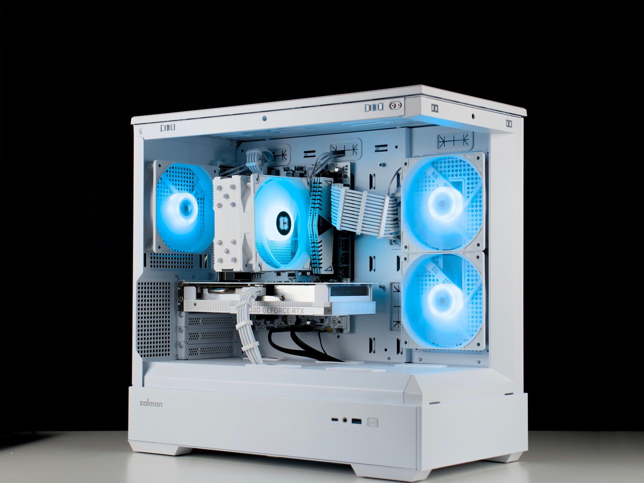 🧊❄️🧊 Whiteout Gaming PC – RTX 4060 , Ryzen 5 5500, 16GB RAM, 1TB SSD - WiFi, BlueTooth 🧊❄️🧊