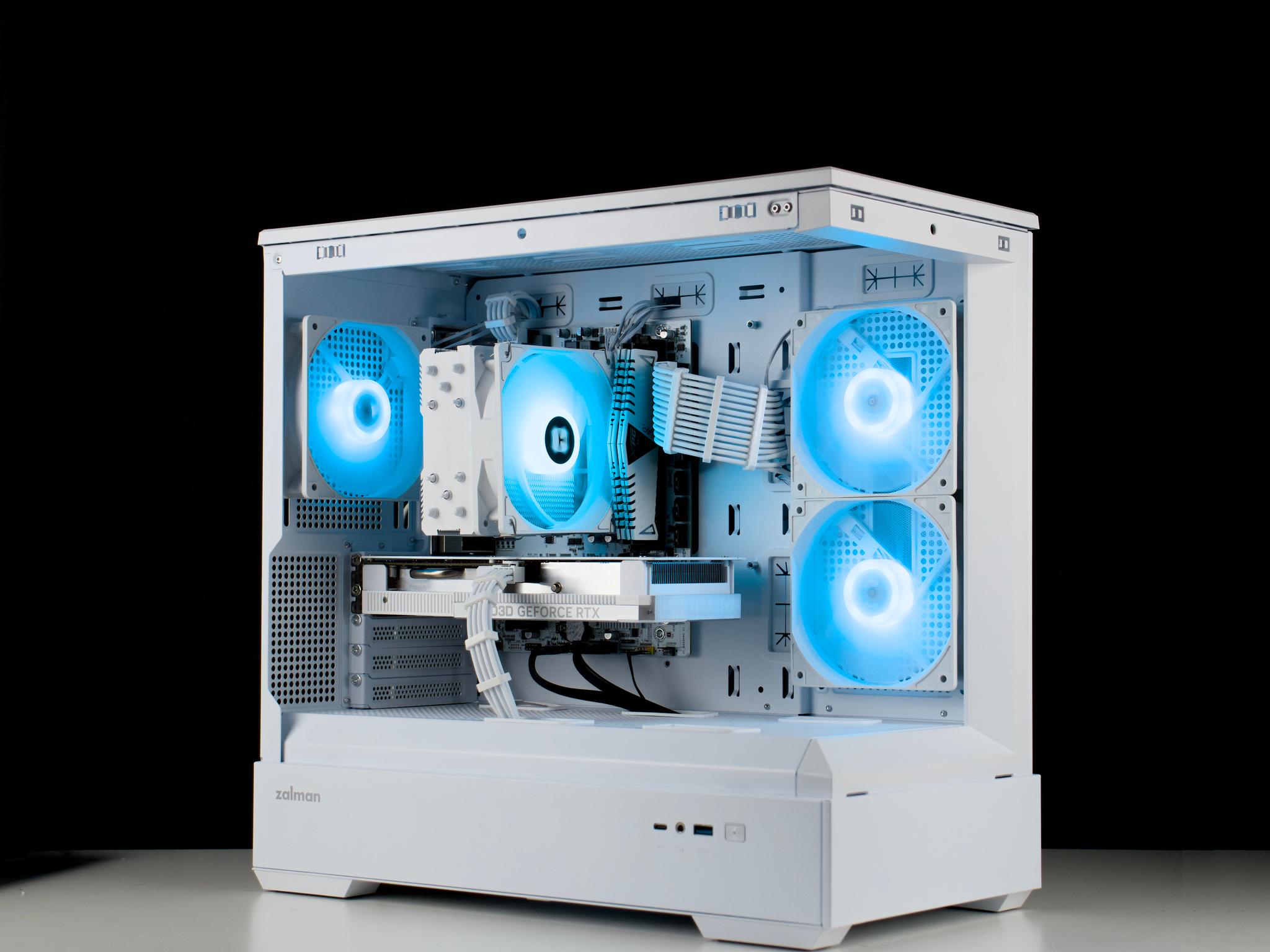 🧊❄️🧊 Whiteout Gaming PC – RTX 4060 , Ryzen 5 5500, 16GB RAM, 1TB SSD - WiFi, BlueTooth 🧊❄️🧊