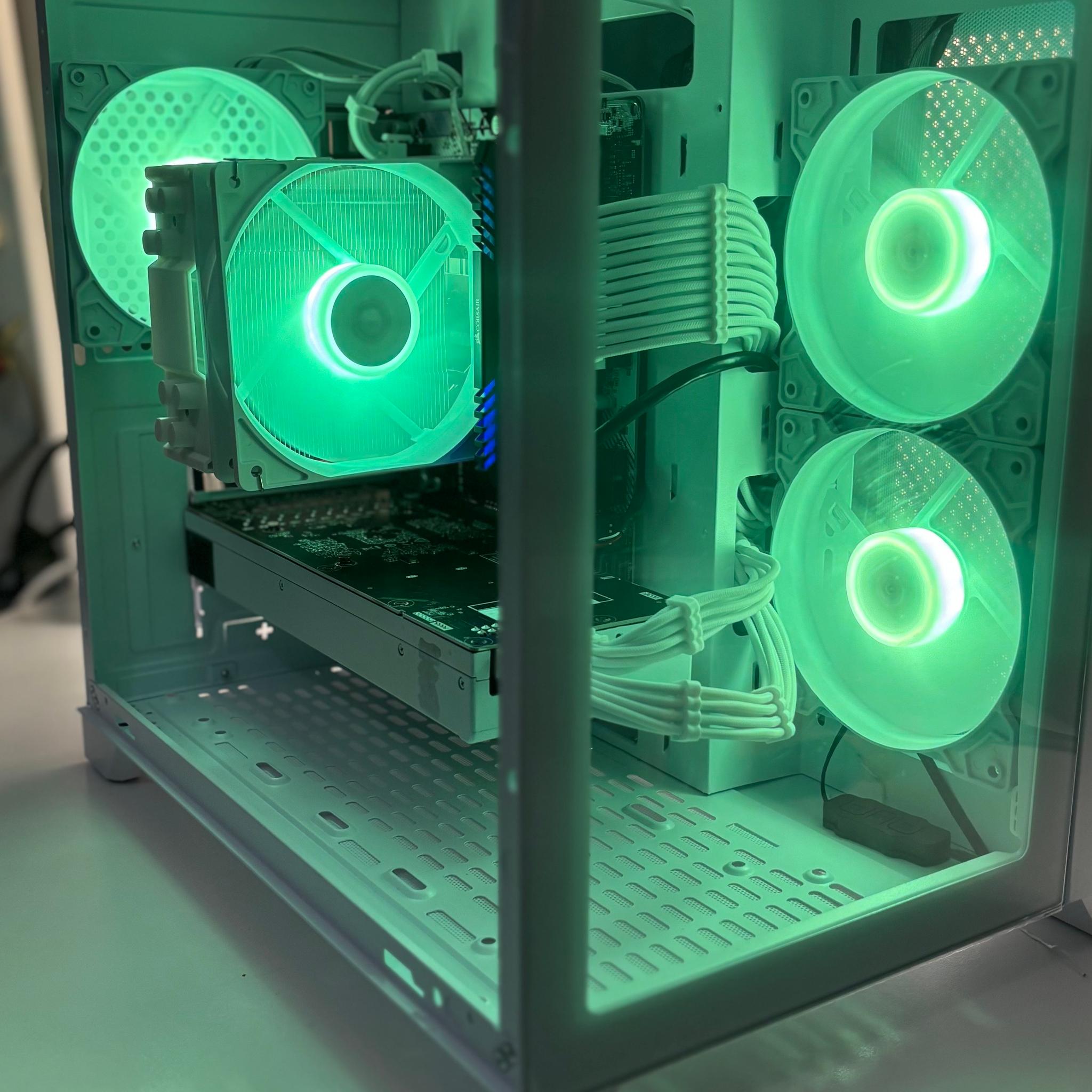 White Gaming PC - RTX 3070, Ryzen 5 3600, 16GB RAM, 512GB SSD