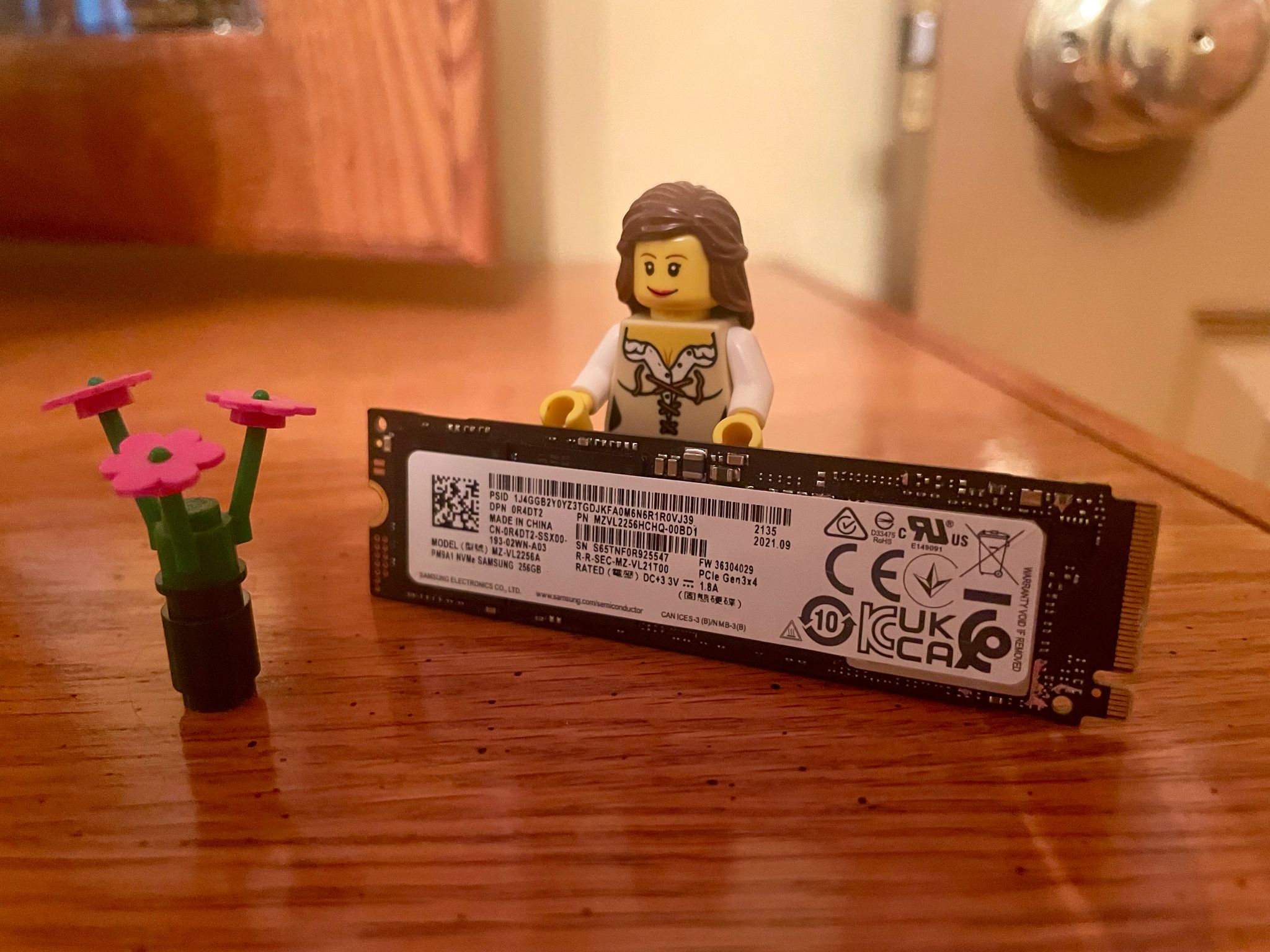 Samsung 256 GB NVMe SSD Gen3 x 4