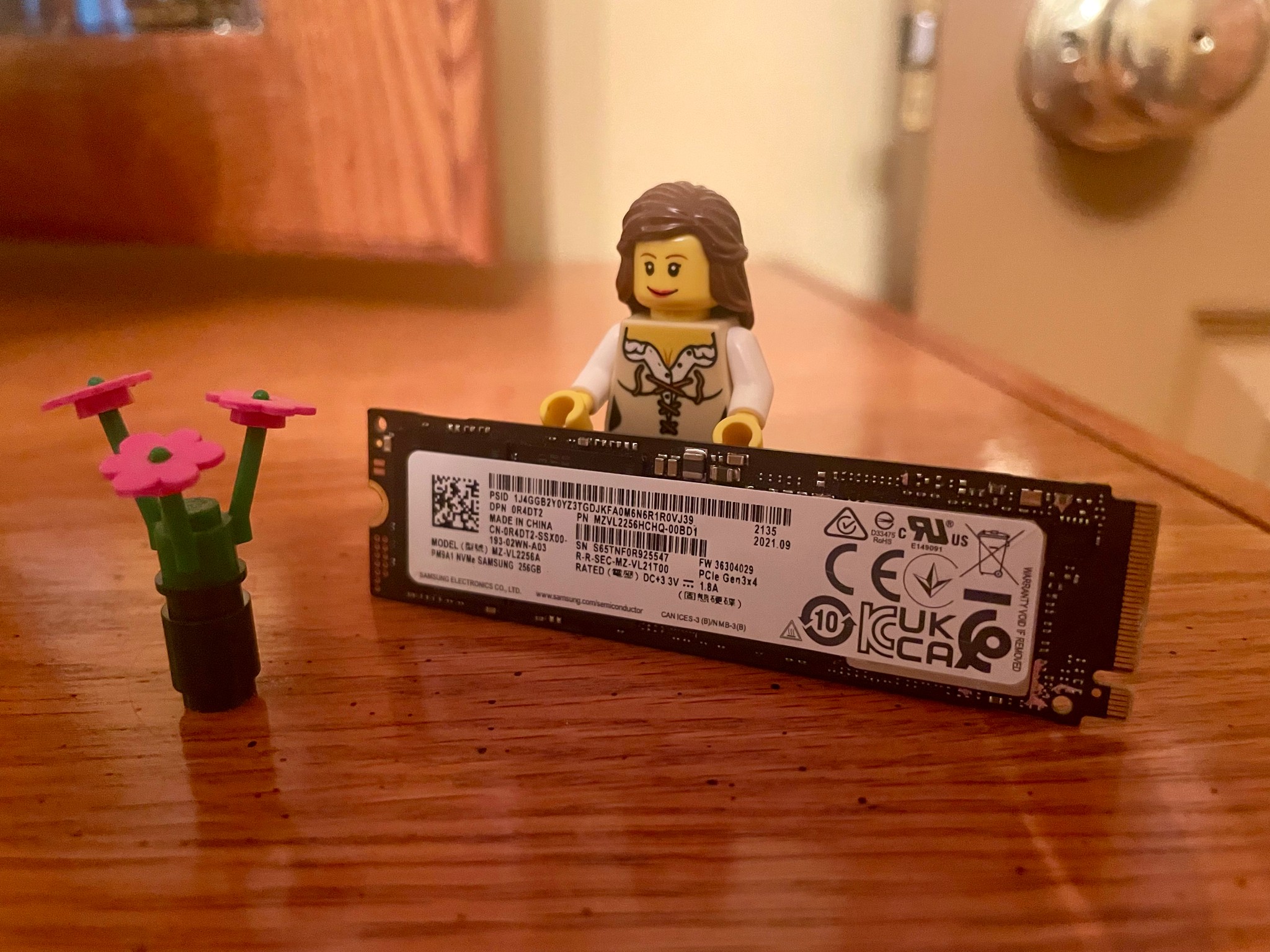 Samsung 256 GB NVMe SSD Gen3 x 4