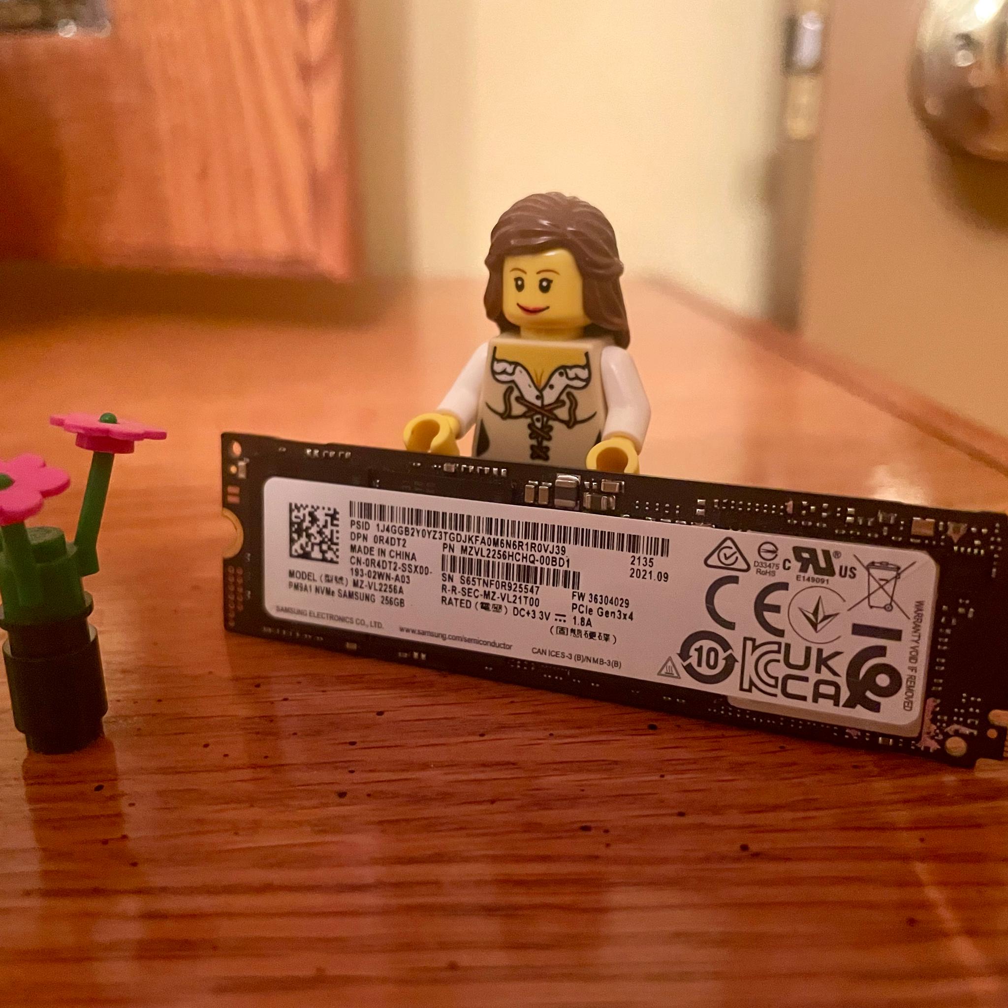 Samsung 256 GB NVMe SSD Gen3 x 4