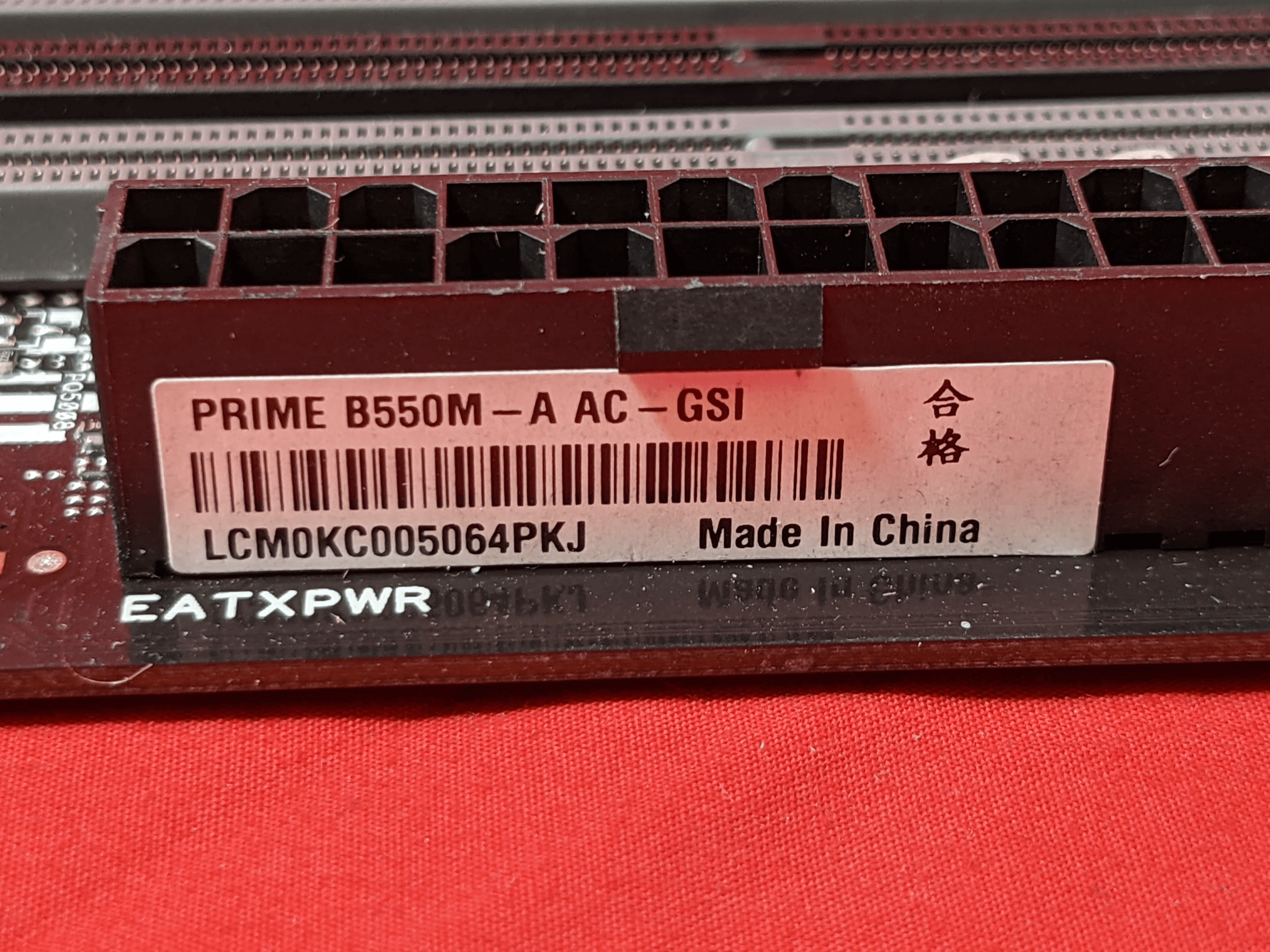 *AS IS/FOR REPAIR* Asus Prime B550M-A AC AMD Socket AM4 DDR4 MicroATX Desktop Motherboard No I/O