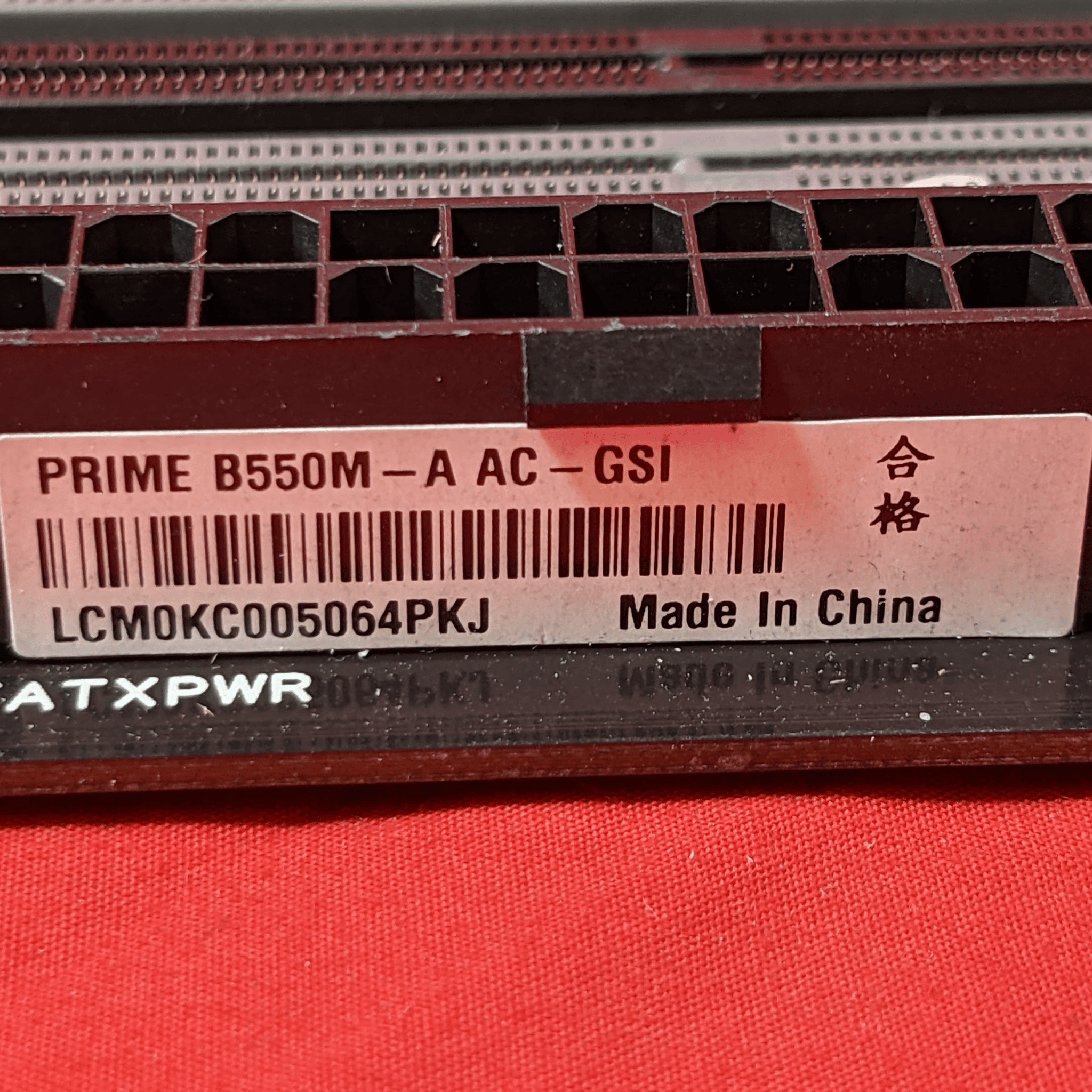 *AS IS/FOR REPAIR* Asus Prime B550M-A AC AMD Socket AM4 DDR4 MicroATX Desktop Motherboard No I/O