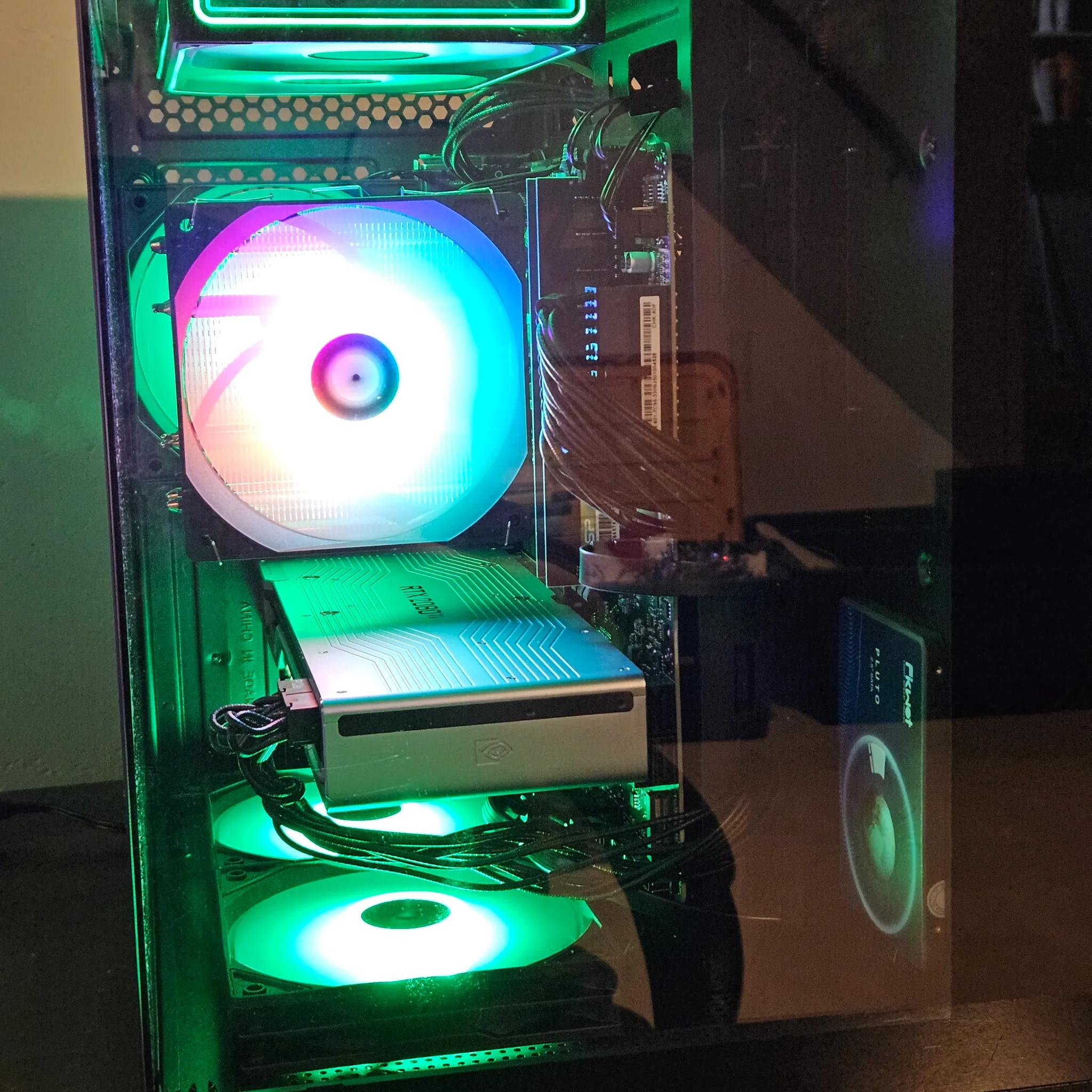**For Sale** "Team Green" Used Gaming PC