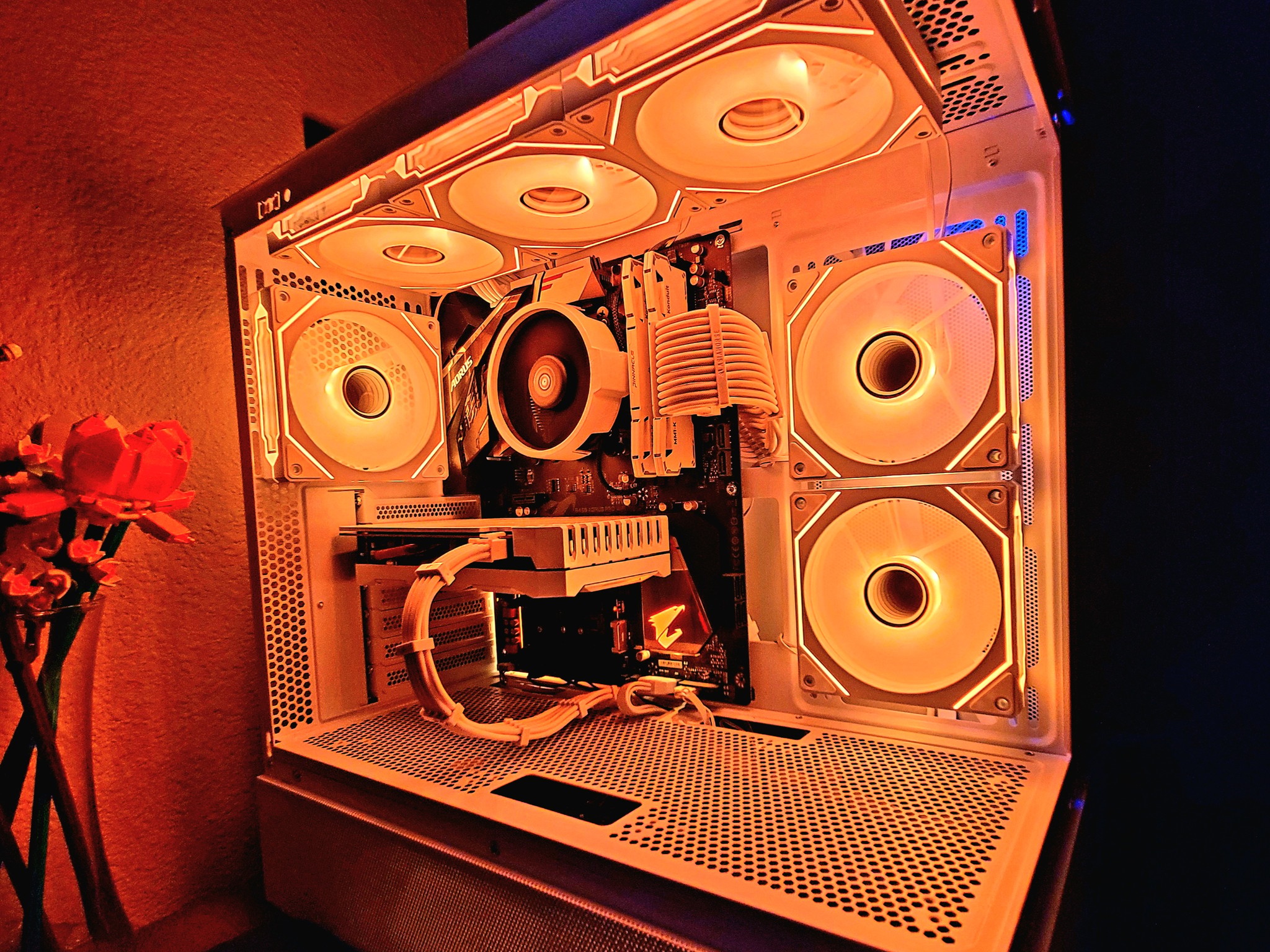 🔥Arctic Ember❄️ | RYZEN 5 + NVIDIA Gaming PC