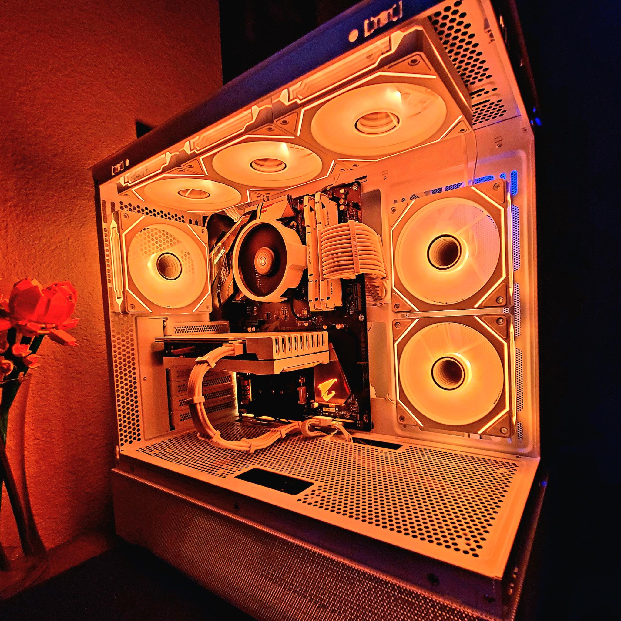 🔥Arctic Ember❄️ | RYZEN 5 + NVIDIA Gaming PC