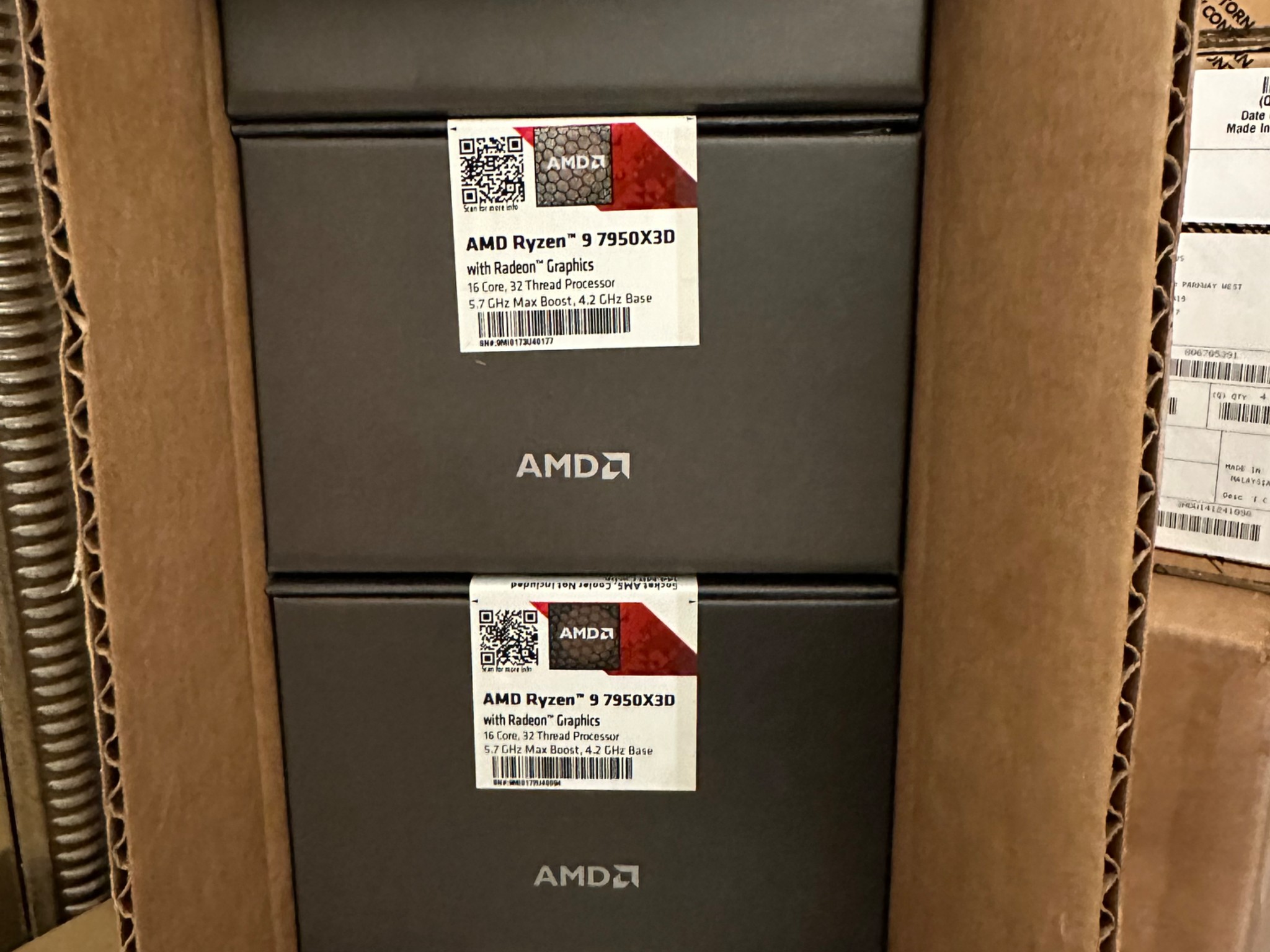 Multiple Ryzen 9 7950x3d CPUs