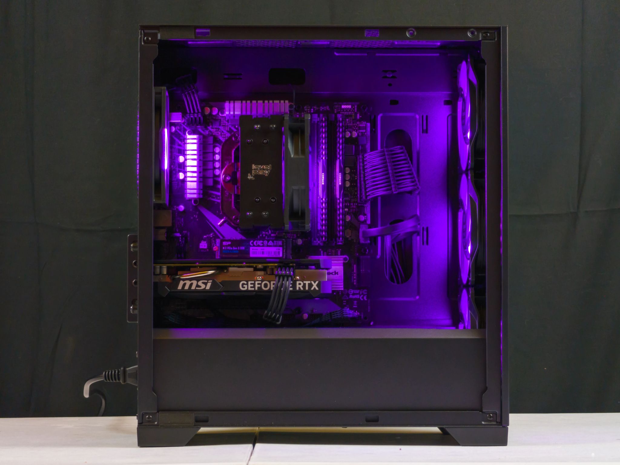 💜🖤 RTX 4060 / Ryzen 5 5500 / 32GB Gaming PC 🖤💜