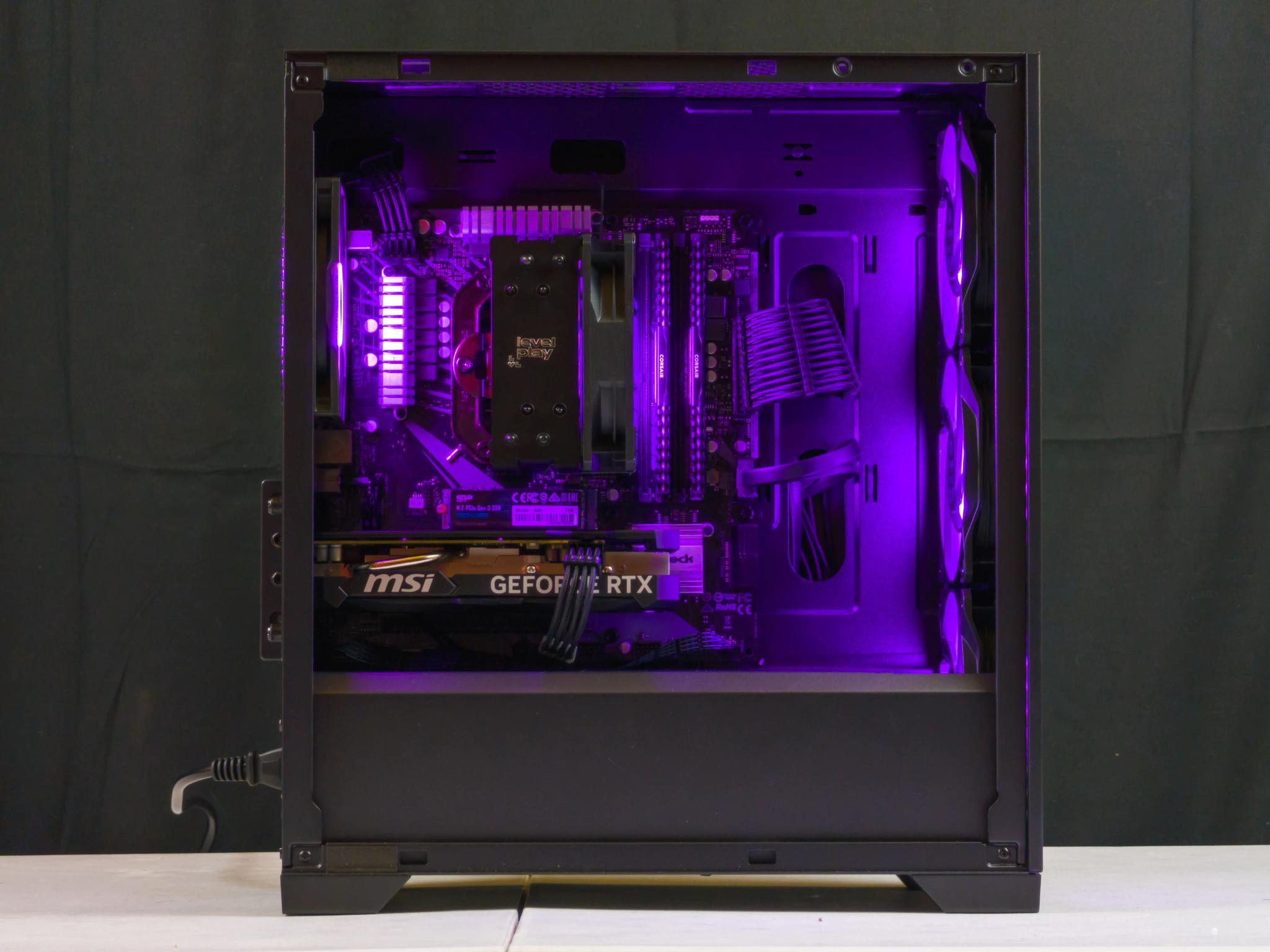 💜🖤 RTX 4060 / Ryzen 5 5500 / 32GB Gaming PC 🖤💜