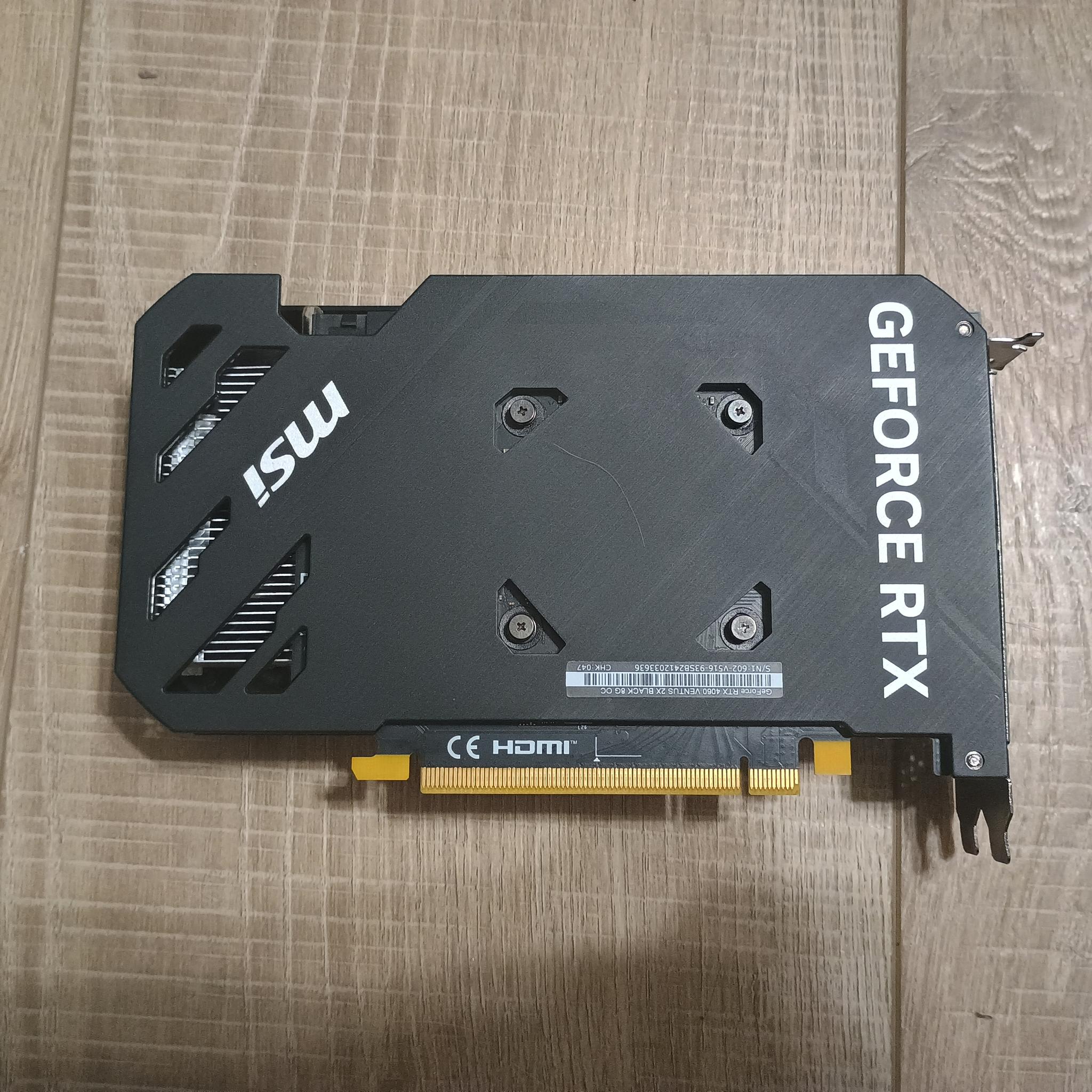 MSI VENTUS 2X BLACK GeForce RTX 4060