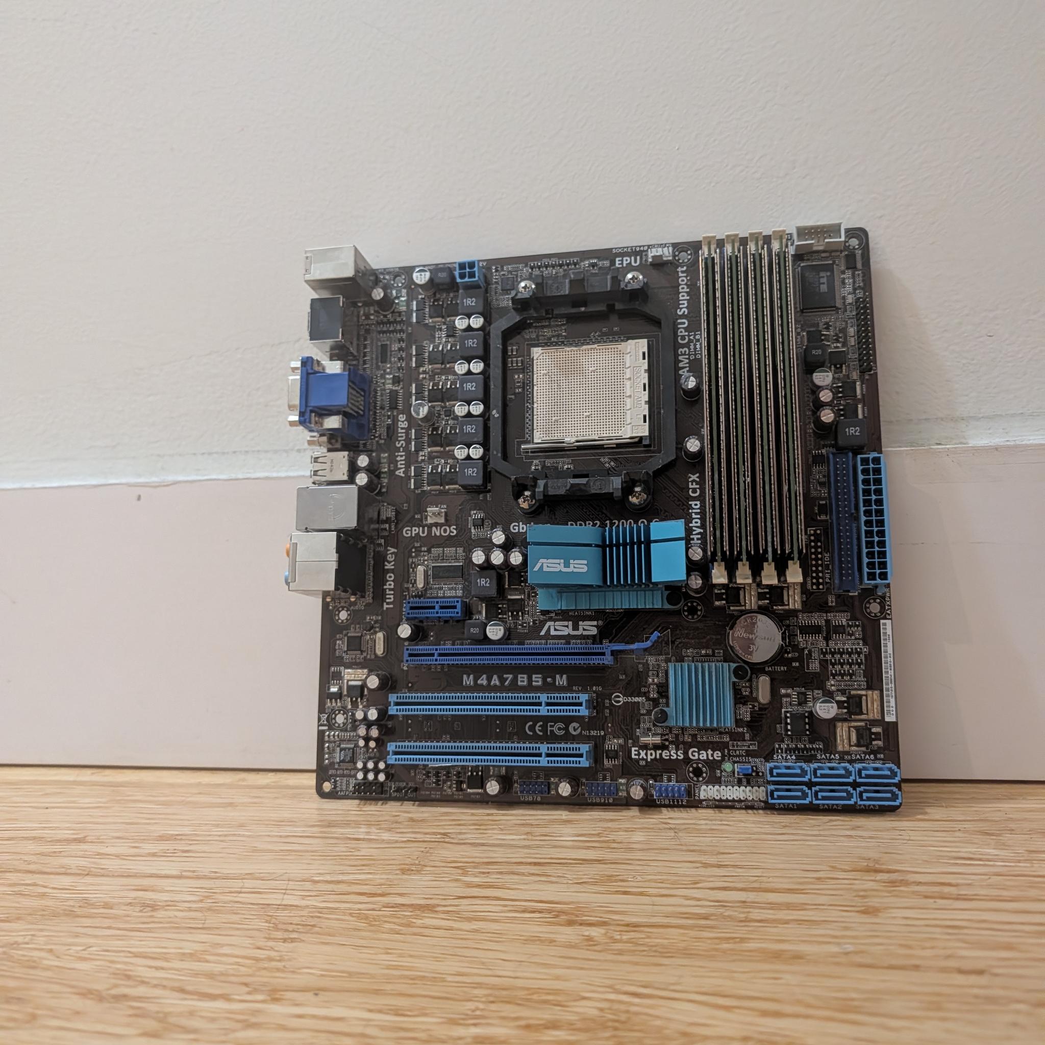AMD AM3 Motherboard and 8GB DDR2 ZRAM