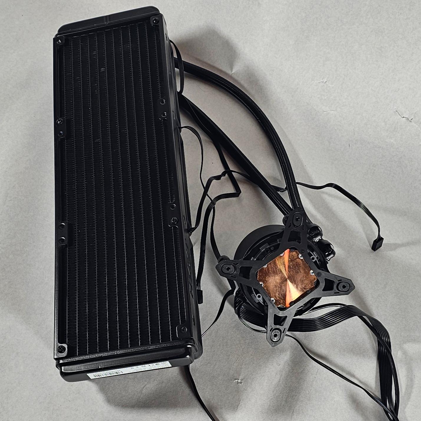 360mm NZXT AIO CPU Liquid Cooler w\ LCD Screen