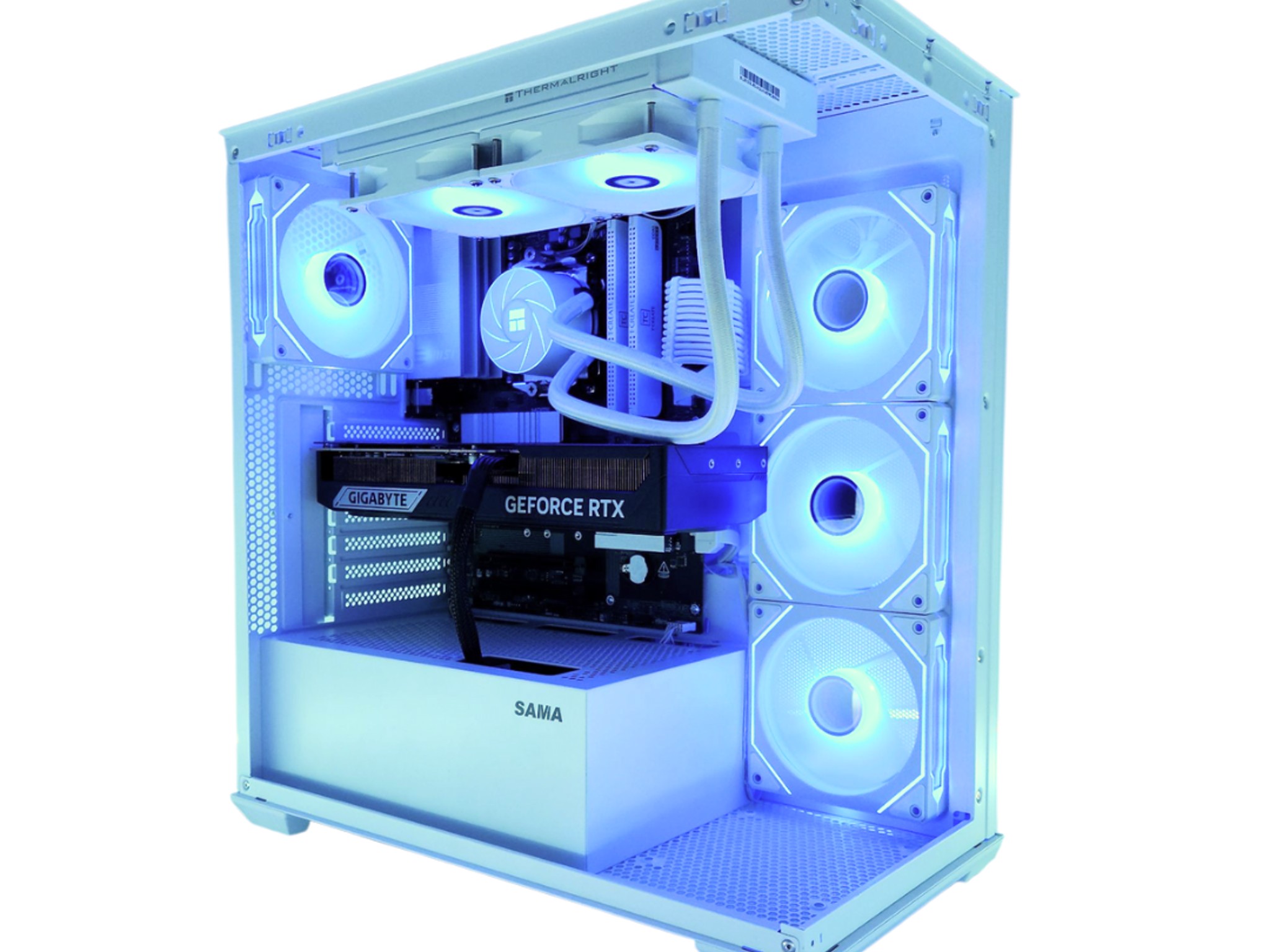 🚨BLACK FRIDAY🚨: RTX 5070 TI | Ryzen 9600X | 32GB DDR5 RAM | 2TB SSD | 6 RGB Fans | White Gaming PC