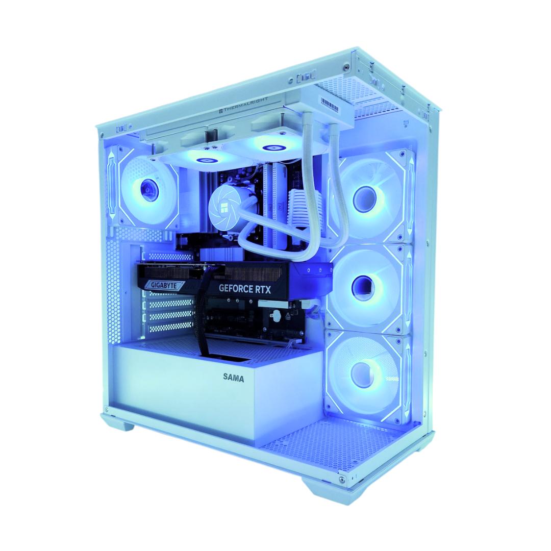 🚨BLACK FRIDAY🚨: RTX 5070 TI | Ryzen 9600X | 32GB DDR5 RAM | 2TB SSD | 6 RGB Fans | White Gaming PC