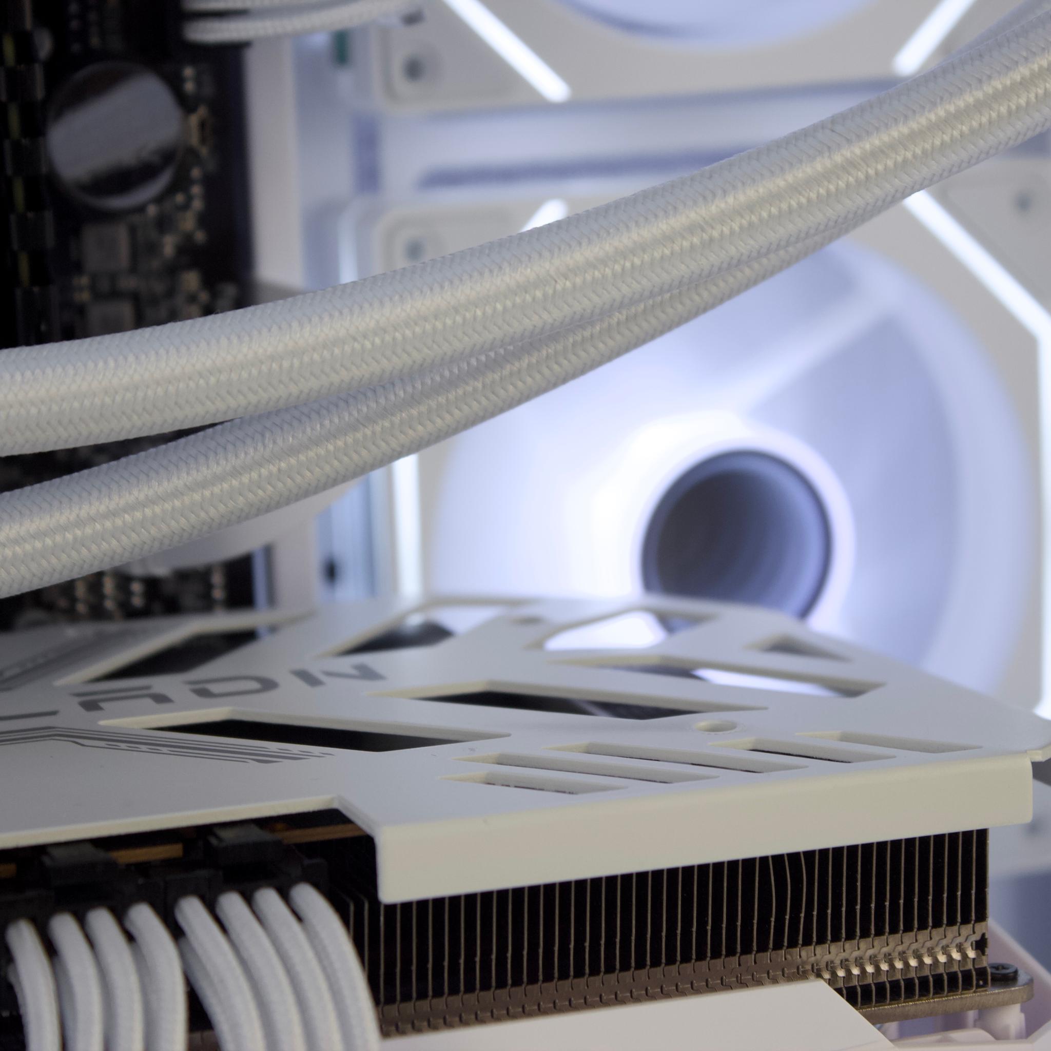 ❄️💎- Whiteout 1440P Gaming PC | RTX 3080, Ryzen 7 5700X, 32GB RAM, 1TB NVMe SSD ❄️💎