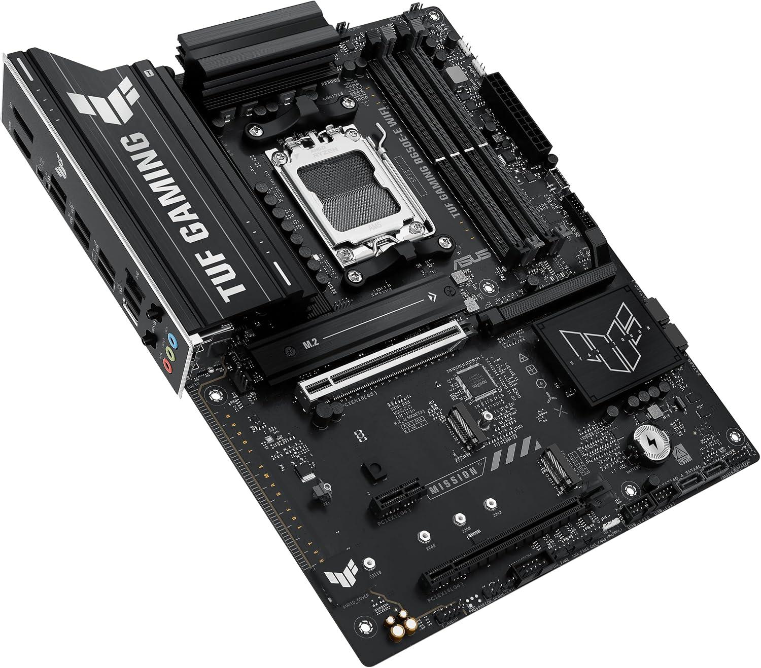 ASUS TUF GAMING B650E-E WIFI AMD B650E AM5 DDR5 ATX Desktop Motherboard