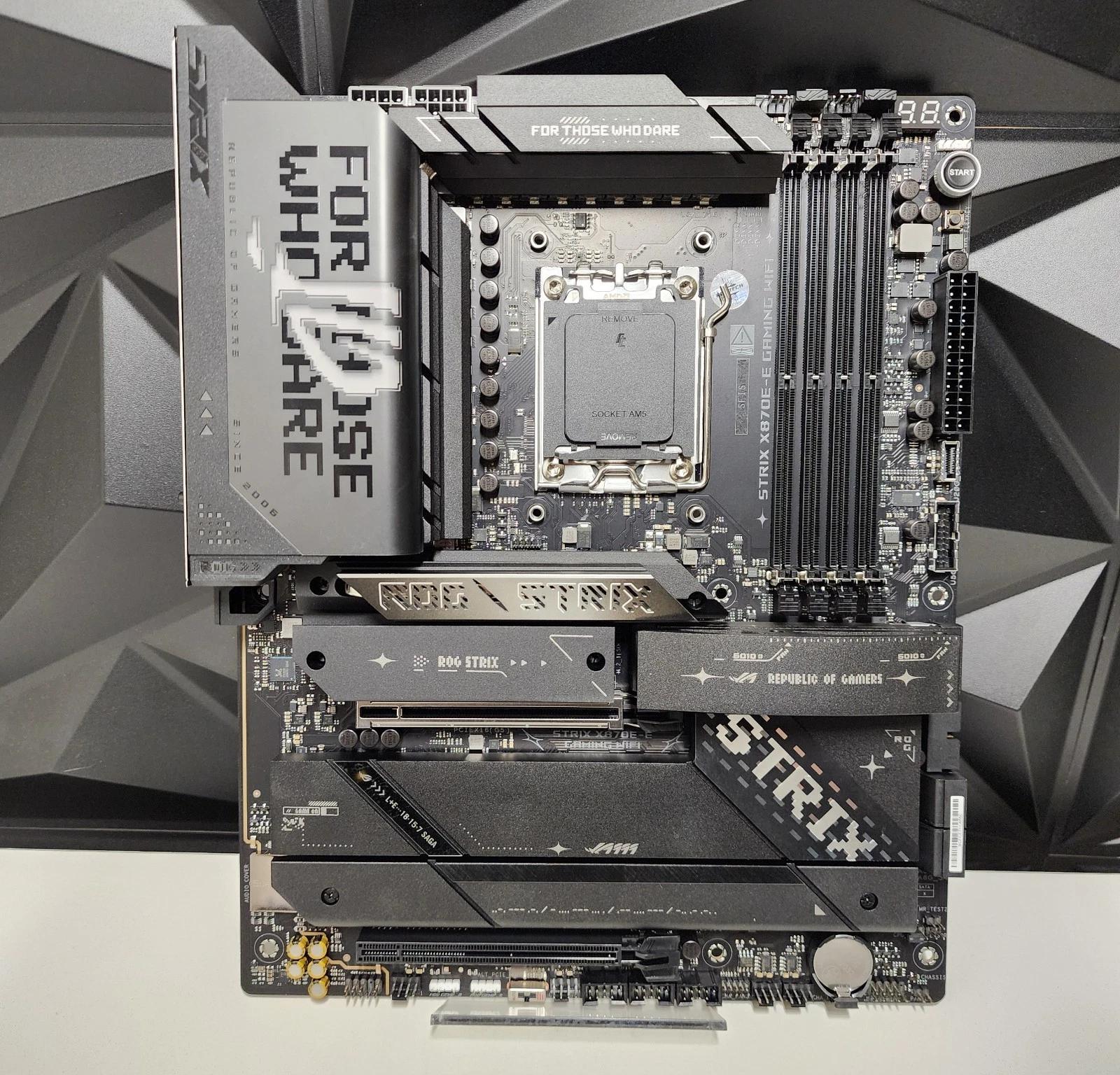 UPDATED BIOS ASUS ROG Strix X870E-E Gaming WiFi AM5 DDR5 ATX MOTHERBOARD