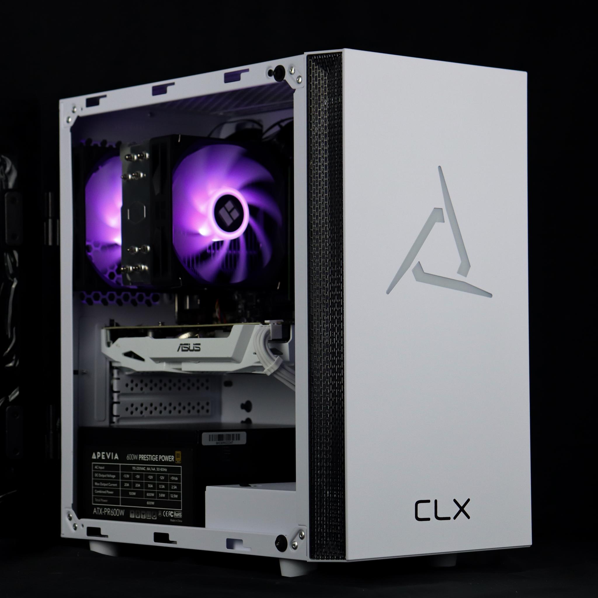 ⚫⚪Budget Gaming PC – GTX 1060, i5 7600K, 16GB RAM, 500GB SSD - WiFi/BlueTooth - ⚫⚪ (Black and White)