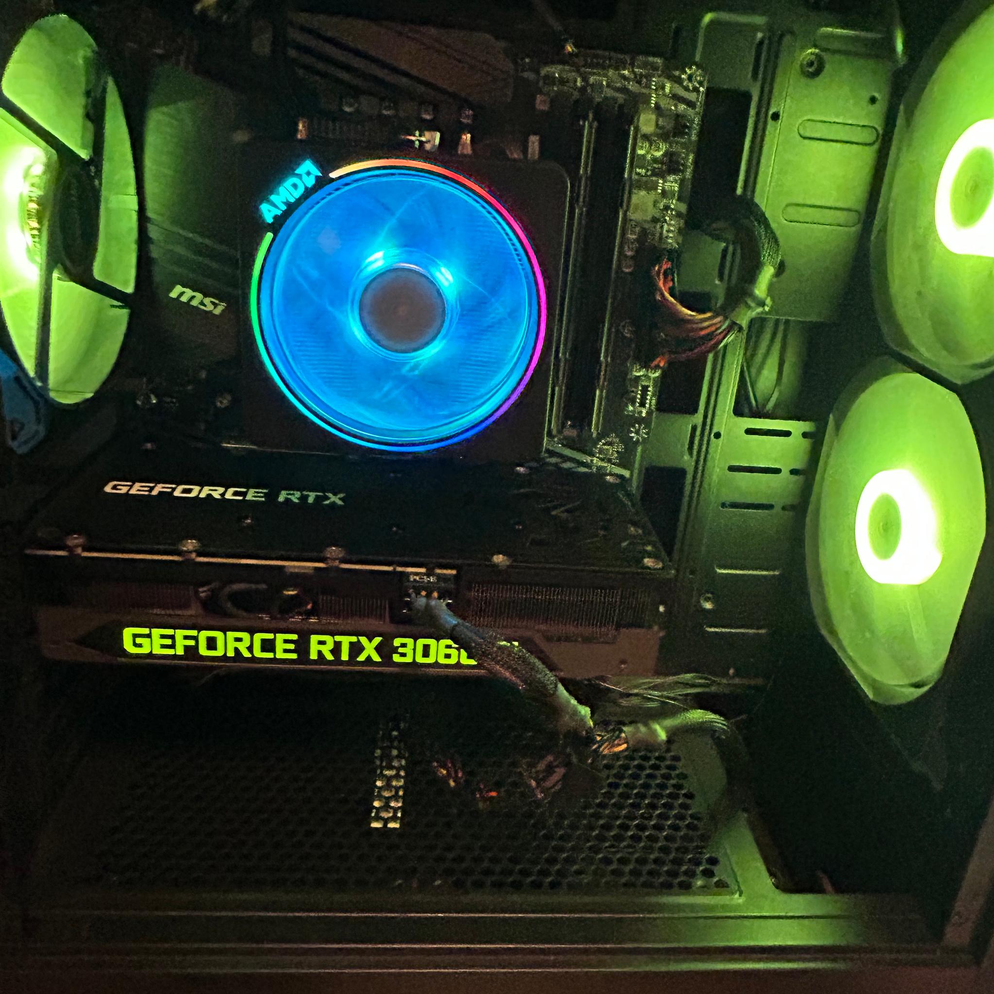 GeForce RTX 3060 Ti Custom Gaming PC - Ryzen 5 5500, 16GB RAM