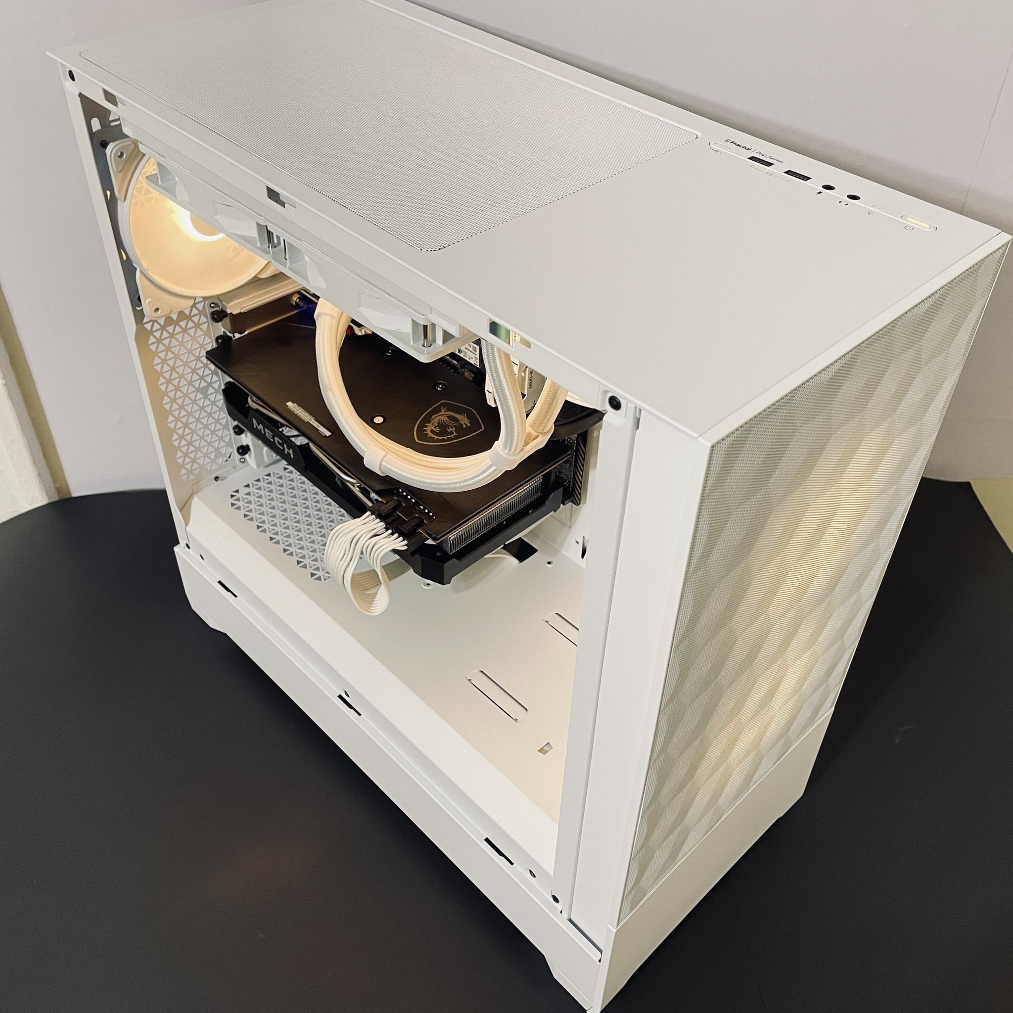 ❄️Liquid Cooled White Gaming PC 1440p - Ryzen 5 5600 ● 32GB RAM ● 1TB NVMe SSD - RX 6700 XT 12GB