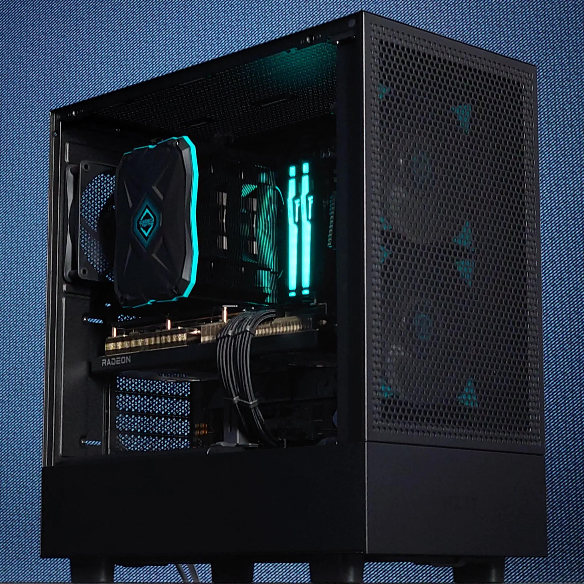 🥇❇️ Pure Performance Gaming PC◼️AMD RX 7800 XT 16GB◼️AMD Ryzen 5 7500F◼️32GB DDR5 RAM◼️1TB NVME