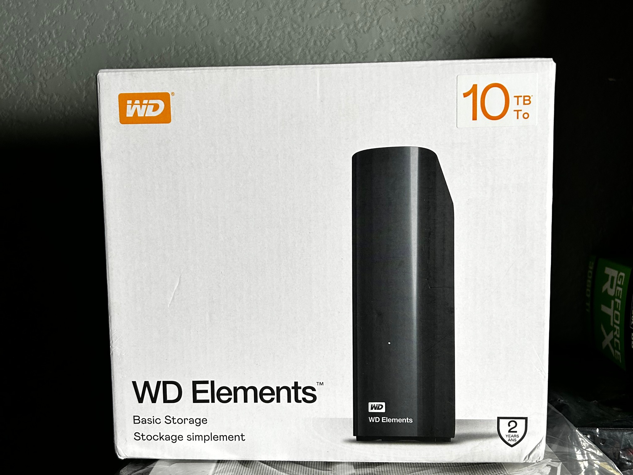 WD 10TB Elements Desktop External Hard Drive
