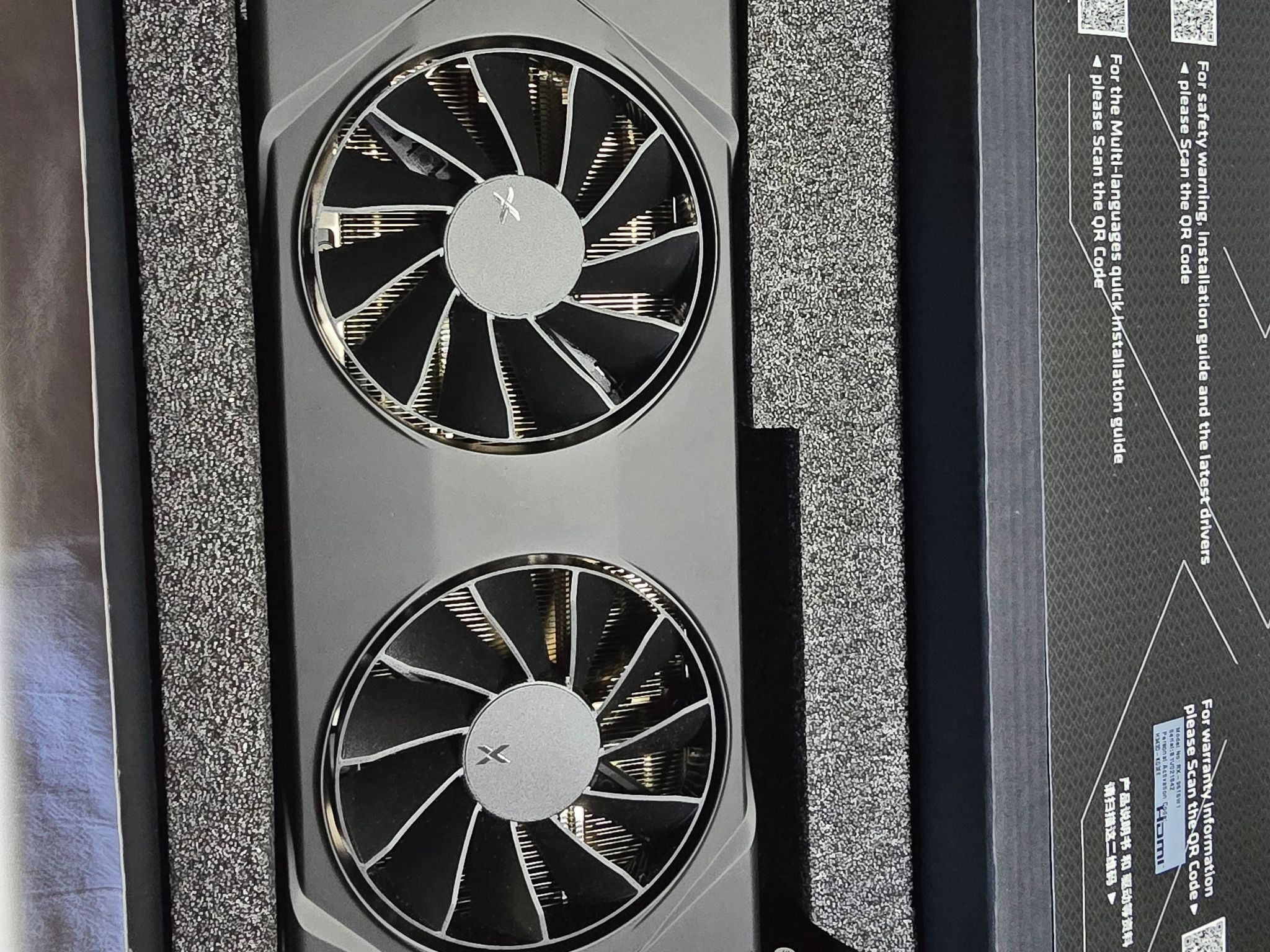 XFX Swift AMD Radeon RX 9060 XT OC Gaming Edition with 16GB GDDR6 HDMI 2xDP