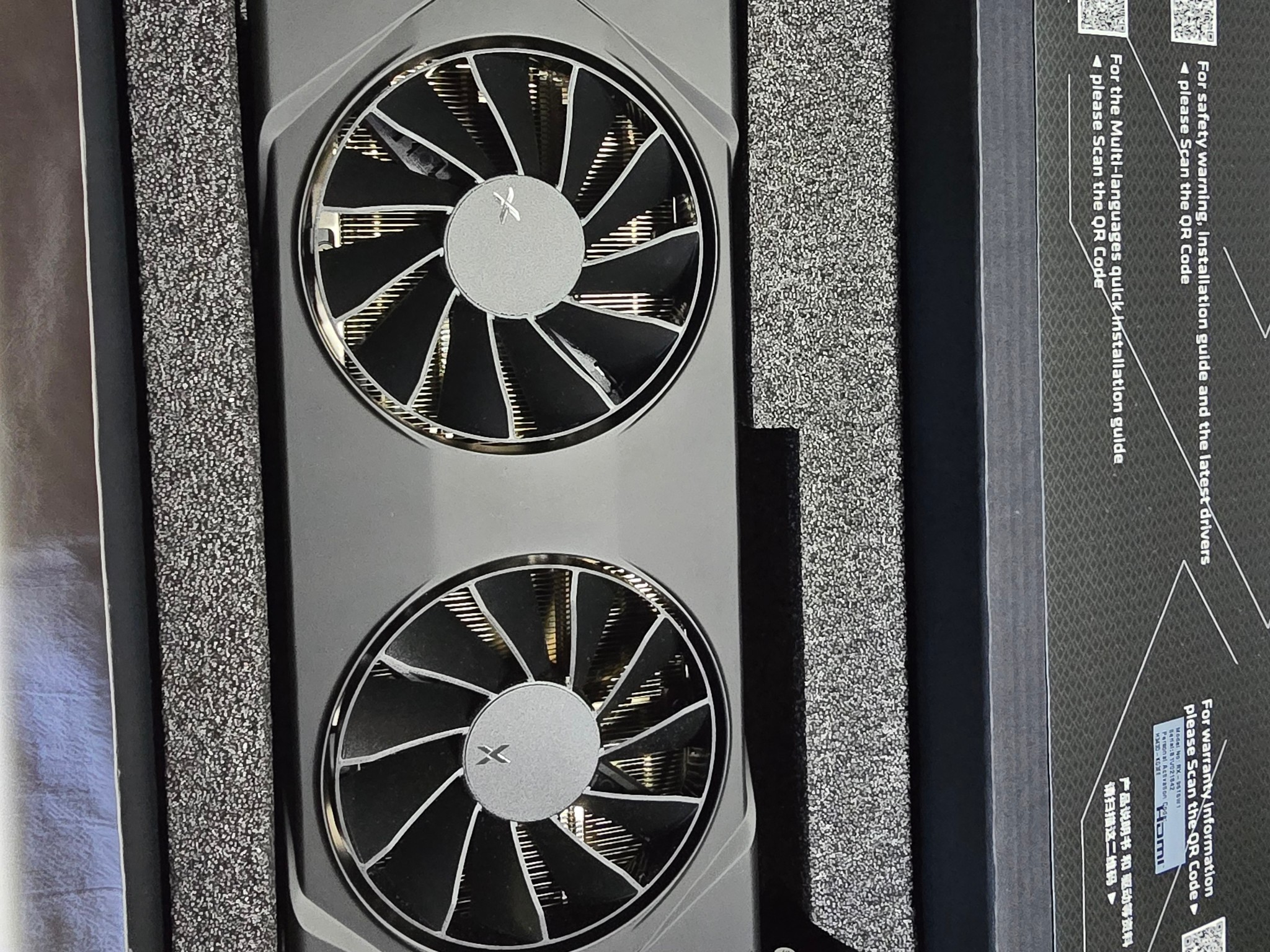 XFX Swift AMD Radeon RX 9060 XT OC Gaming Edition with 16GB GDDR6 HDMI 2xDP