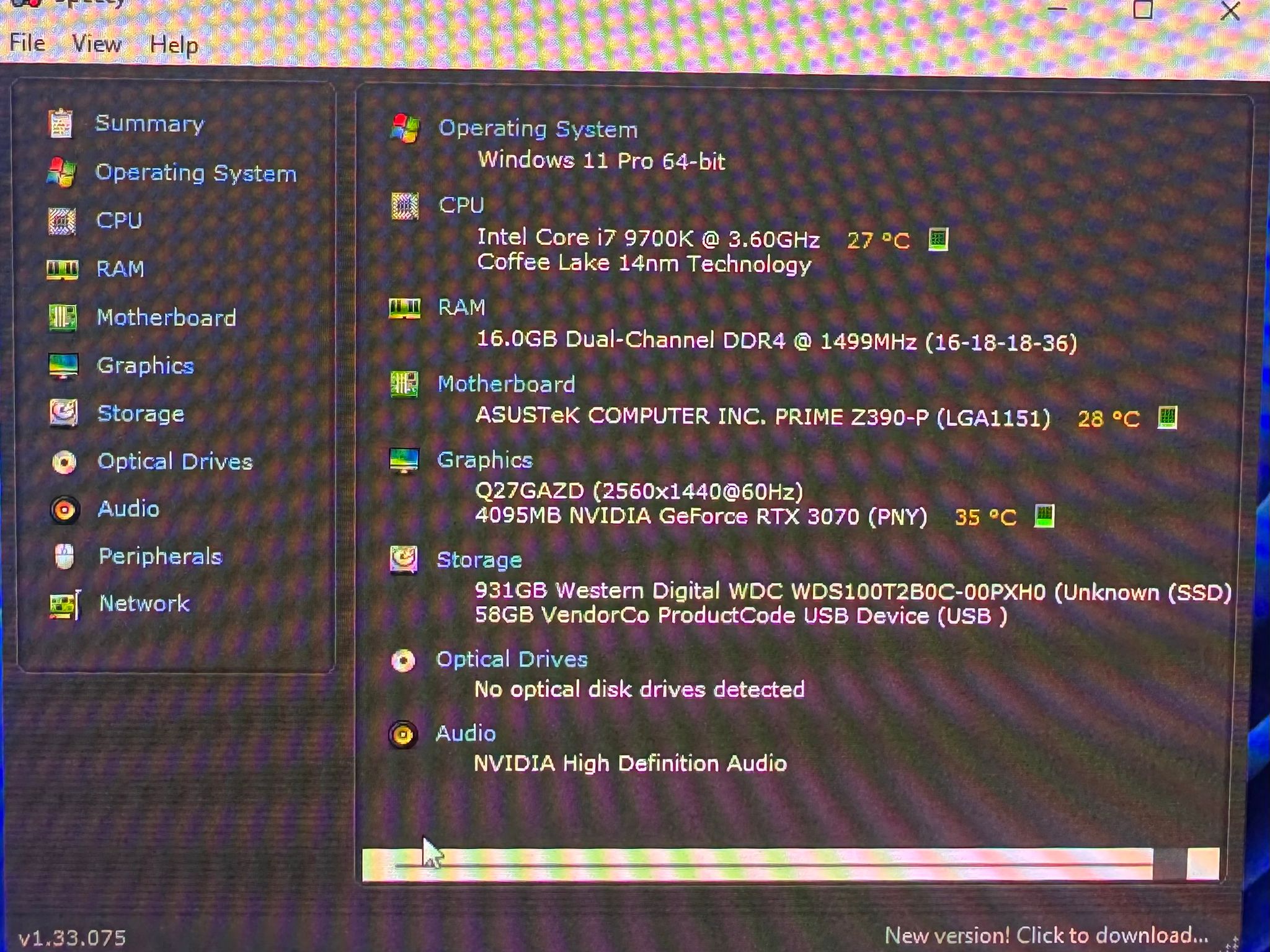 Gaming PC | RTX 3070 | Intel i7-9700k | 16GB Ram | 1TB NVME