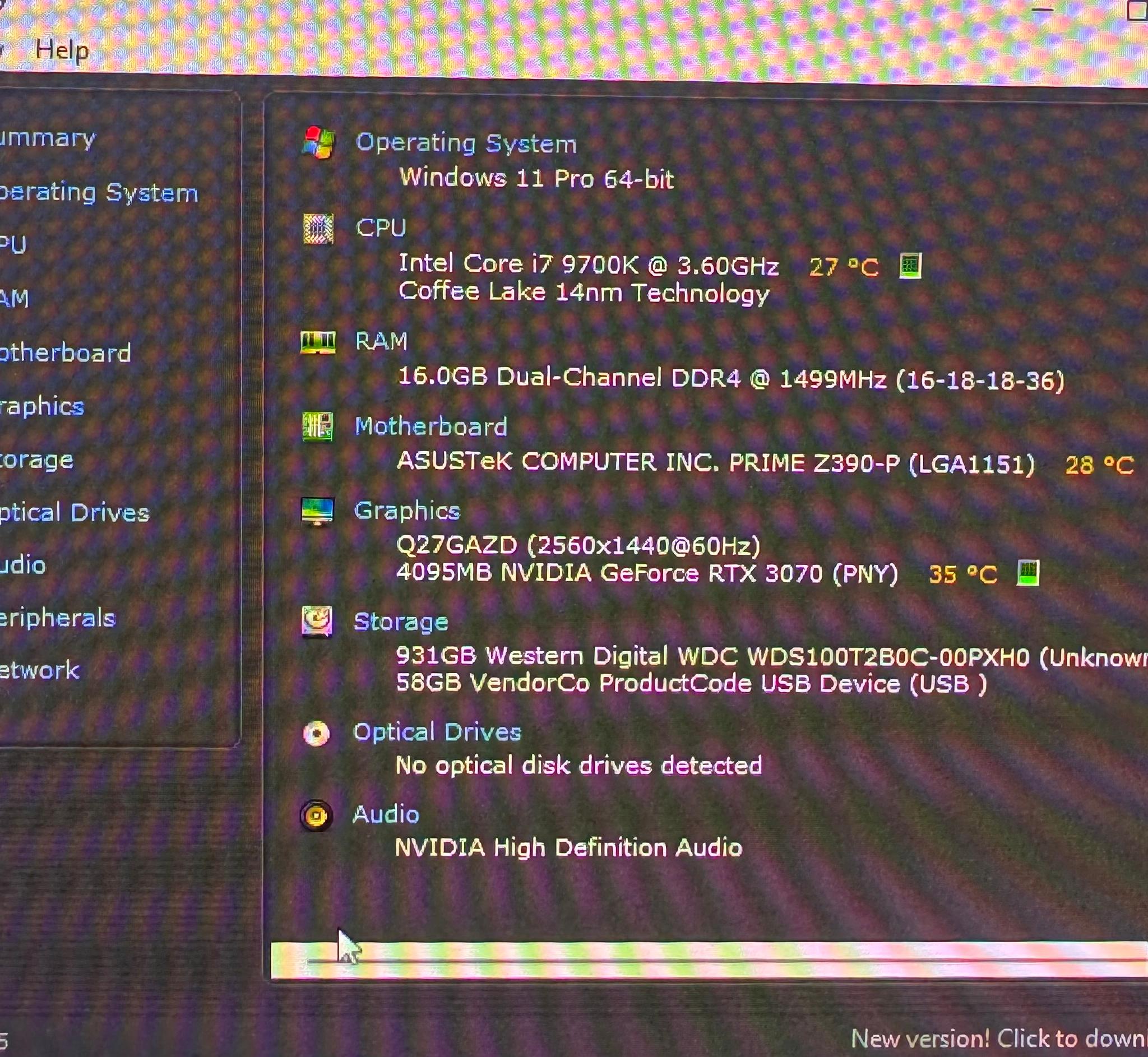 Gaming PC | RTX 3070 | Intel i7-9700k | 16GB Ram | 1TB NVME