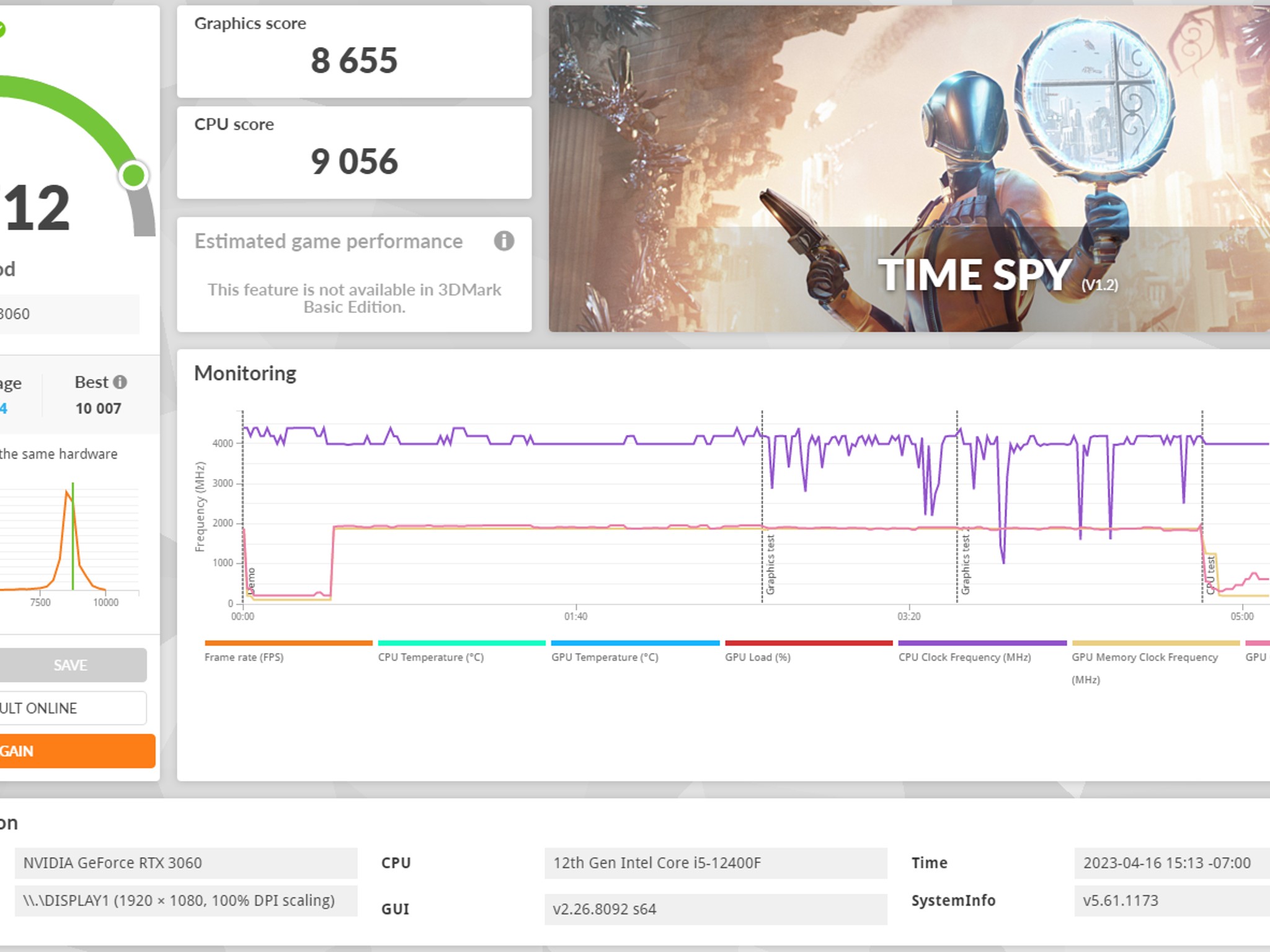 I5 12400f RTX 3060 itx gaming pc