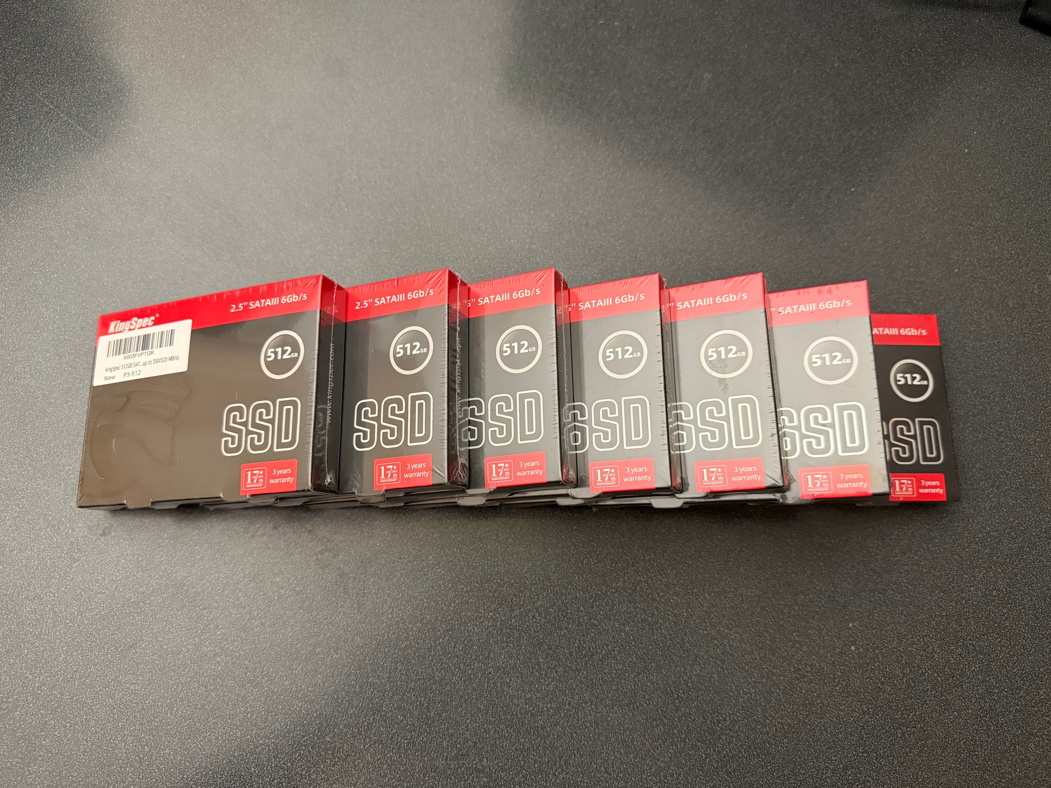 NEW SEALED 512GB SSD KingSpec P3