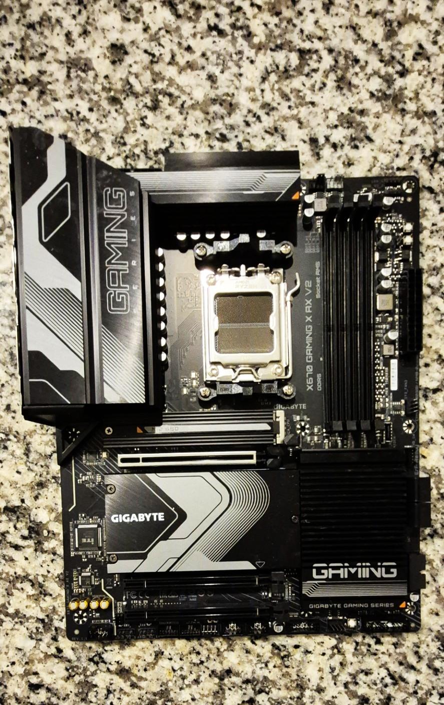 Bundle Gigabyte X670 Gaming X AX V2 AM5 MOBO, Ryzen 7800X3D CPU, 64GB G.Skill Trident Z5 NEO RGB RAM